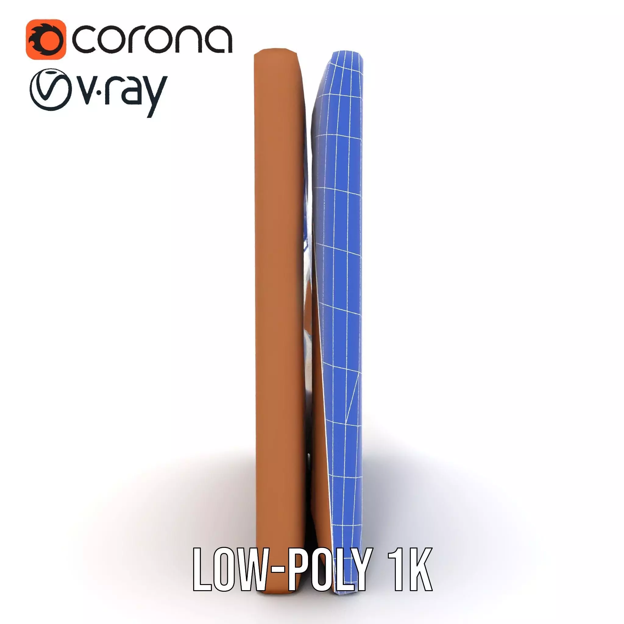 Wooden Picture Frame Model Pack with Inspirational Text Low-poly 3D model_32