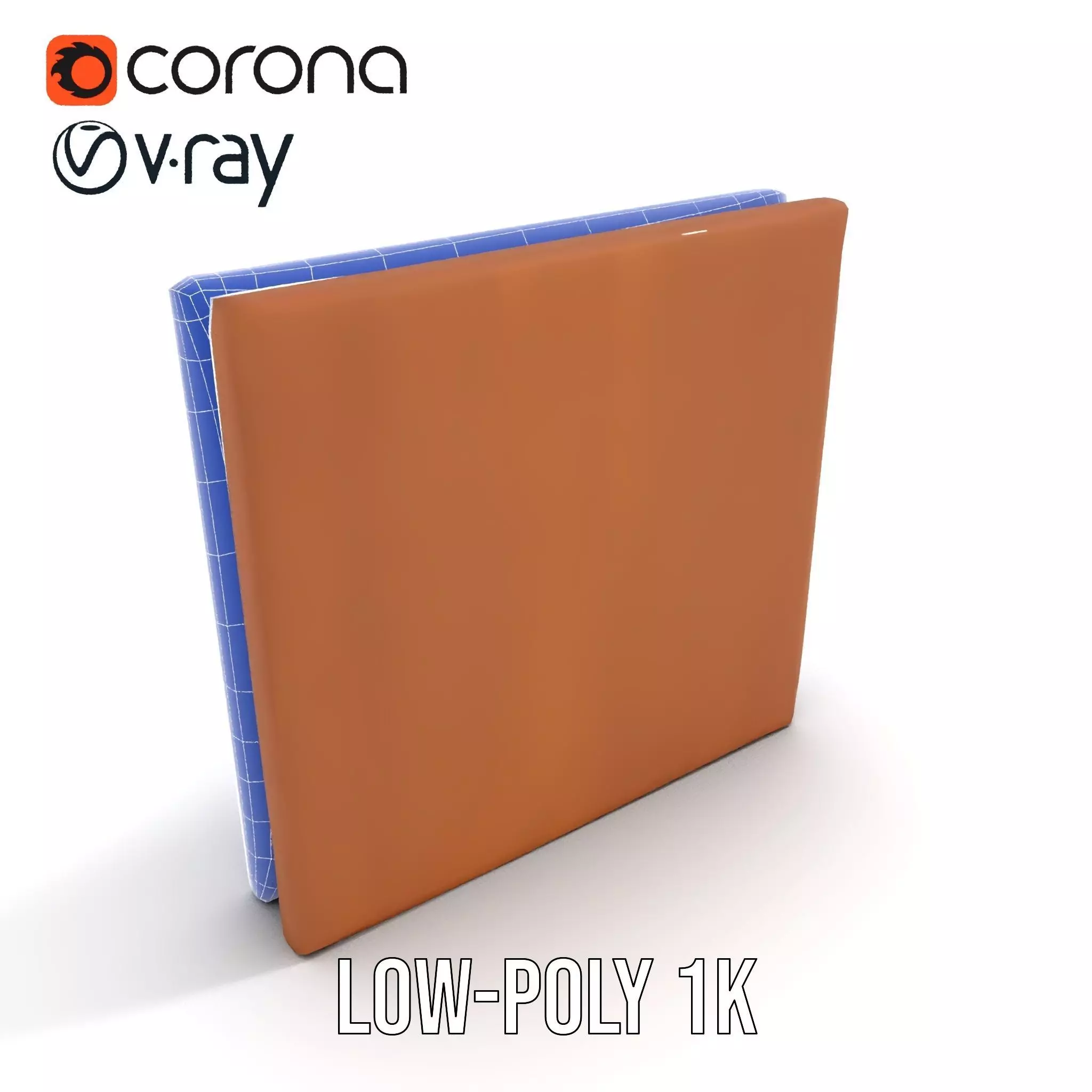 Wooden Picture Frame Model Pack with Inspirational Text Low-poly 3D model_17