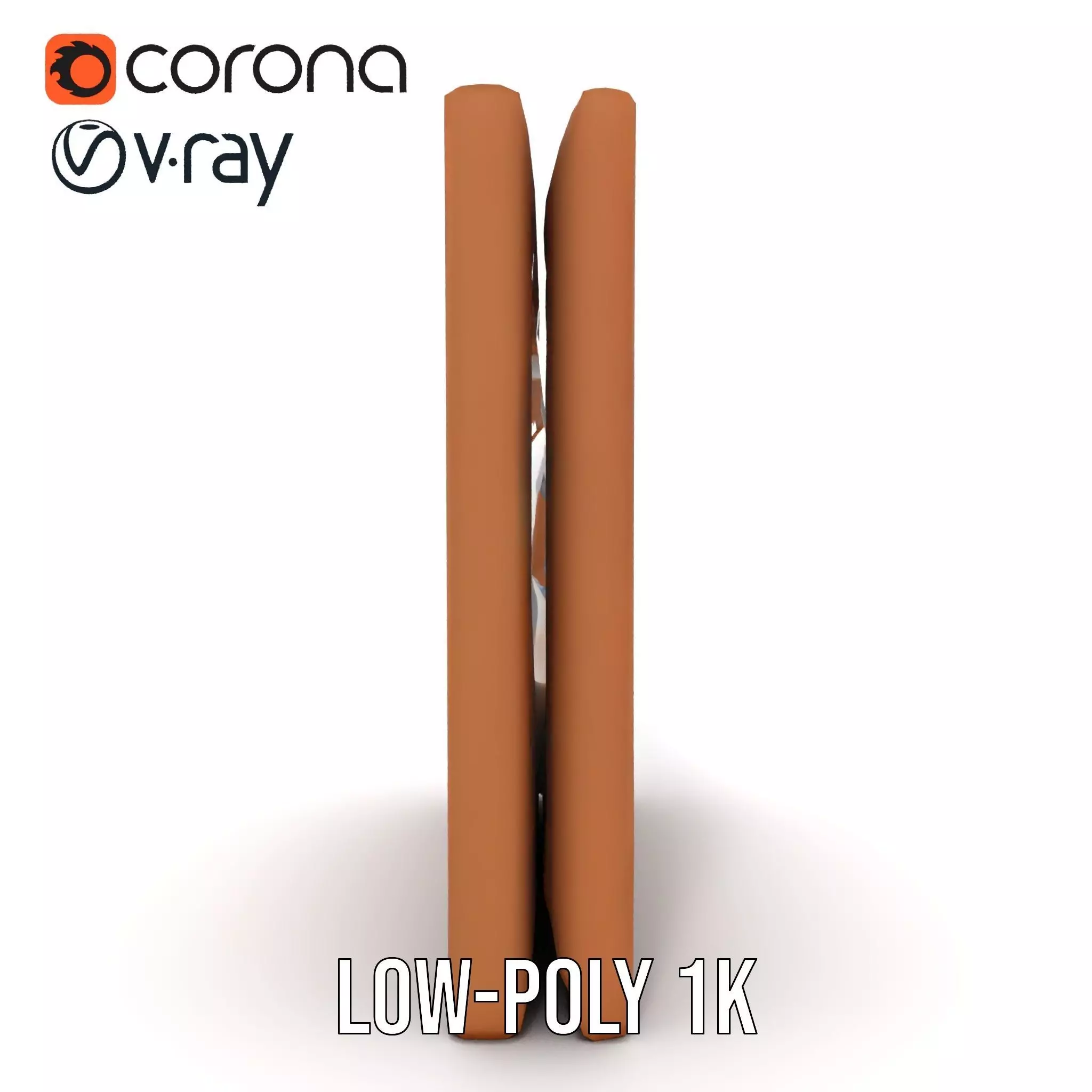 Wooden Picture Frame Model Pack with Inspirational Text Low-poly 3D model_23