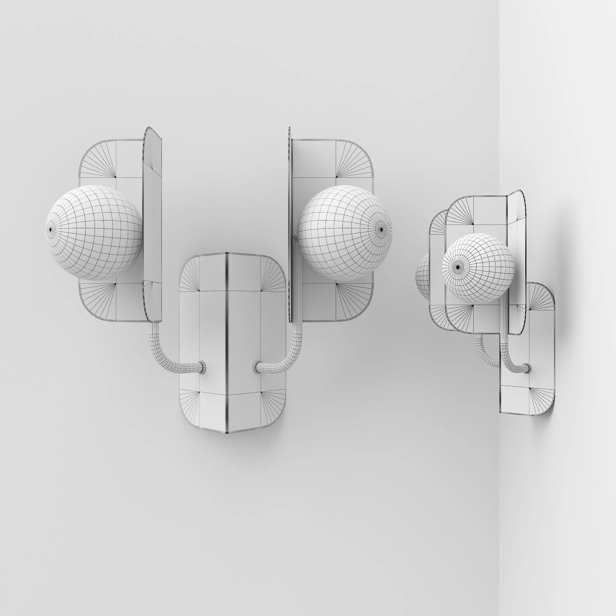 Hanemily Wall Light 3D model_1