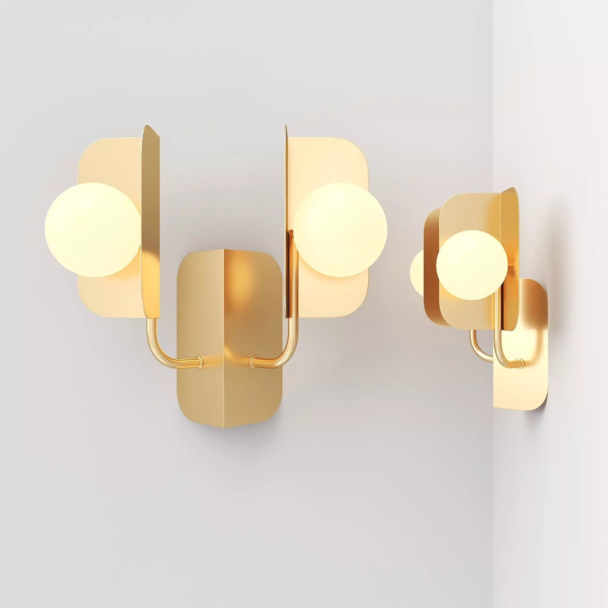 Hanemily Wall Light 3D model_0