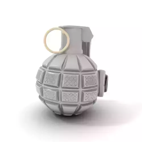 Realistic Grenade Model Pack featuring Detailed Textures Low-poly 3D model