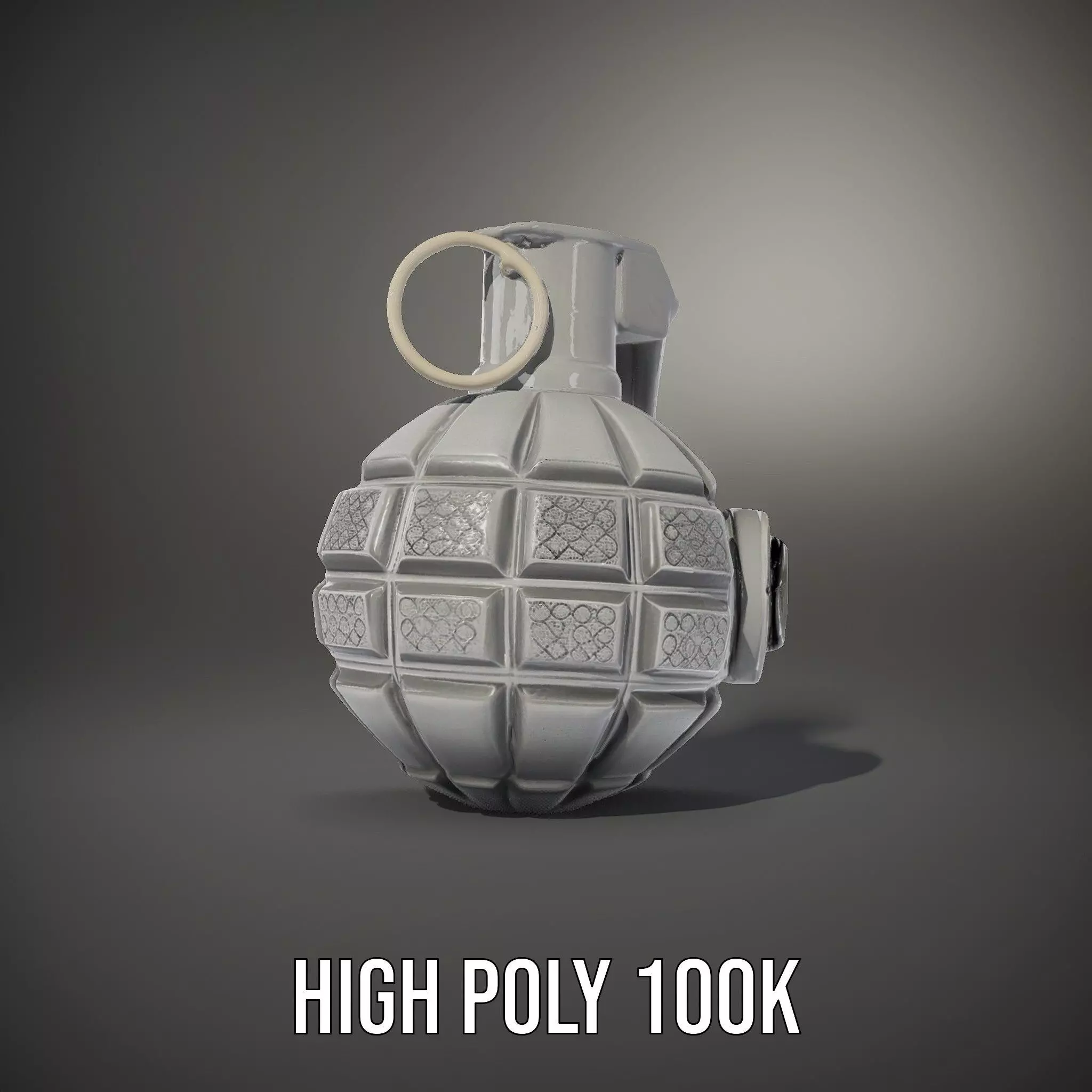 Realistic Grenade Model Pack featuring Detailed Textures Low-poly 3D model_10