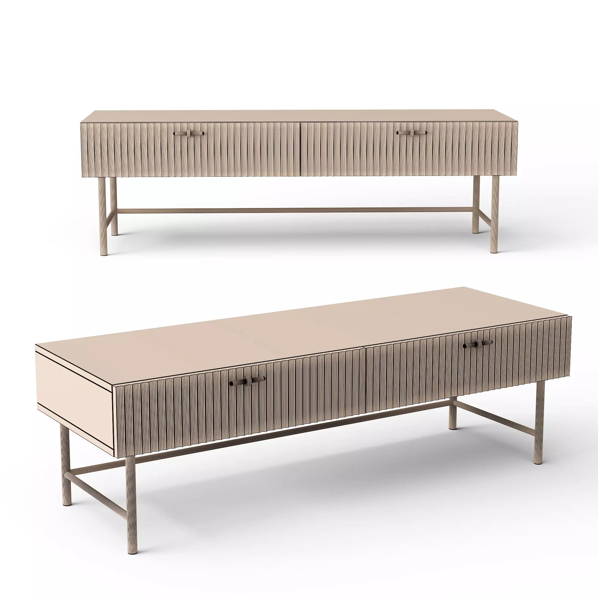 Gorian Console 3D model_2