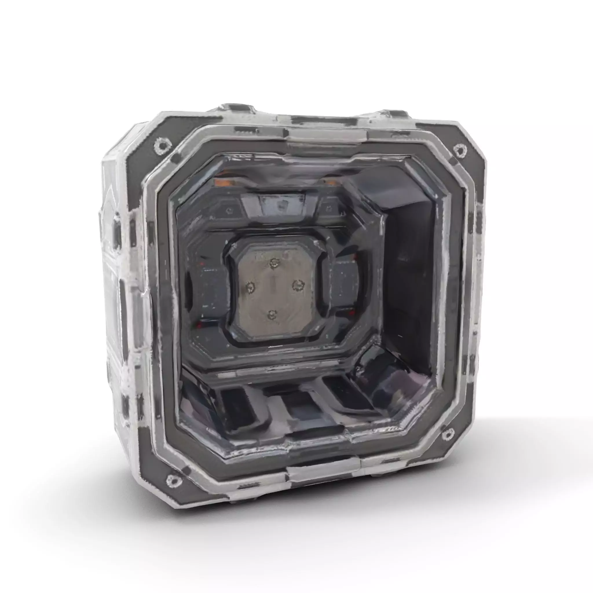 SciFi Corridor Interior Model Pack Low-poly 3D model_6