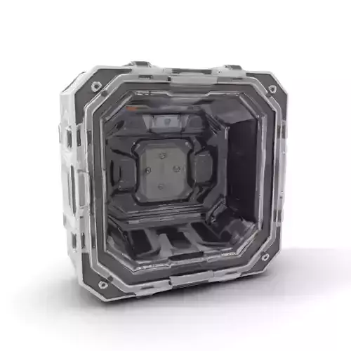 SciFi Corridor Interior Model Pack Low-poly 3D model