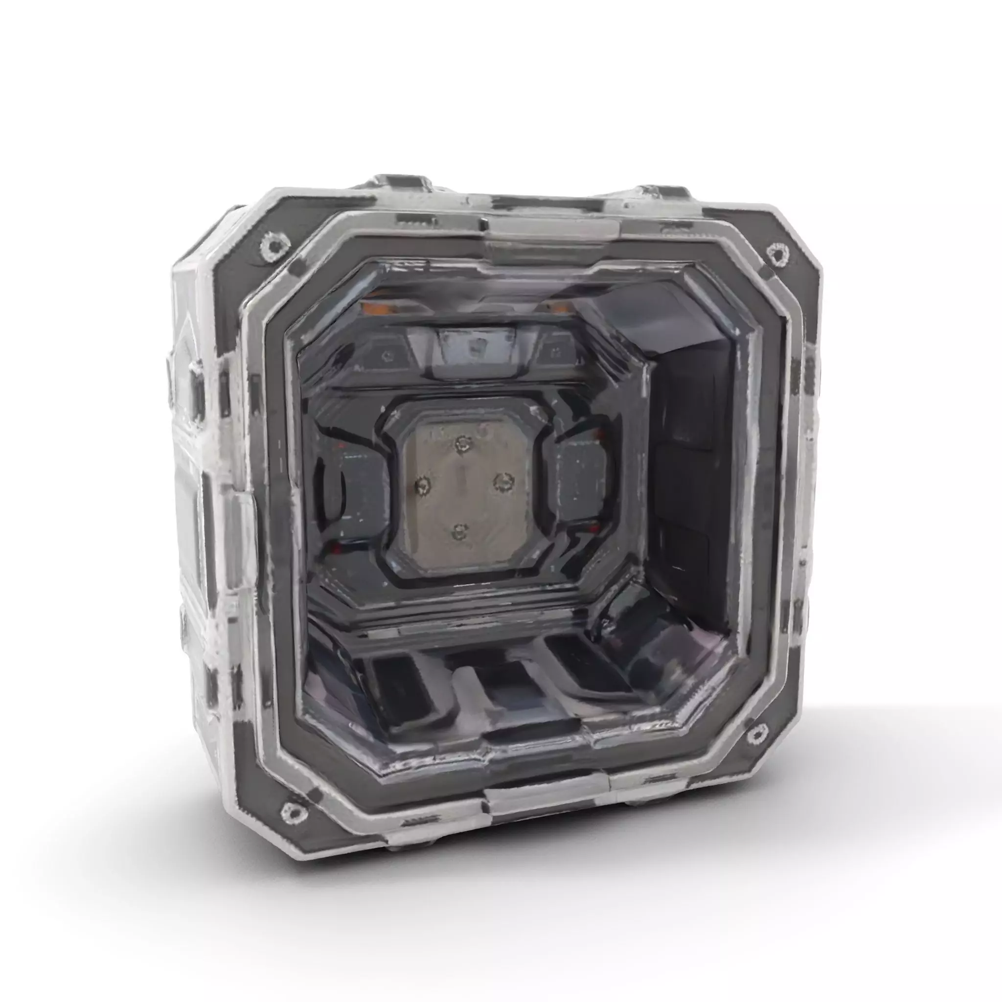 SciFi Corridor Interior Model Pack Low-poly 3D model_0