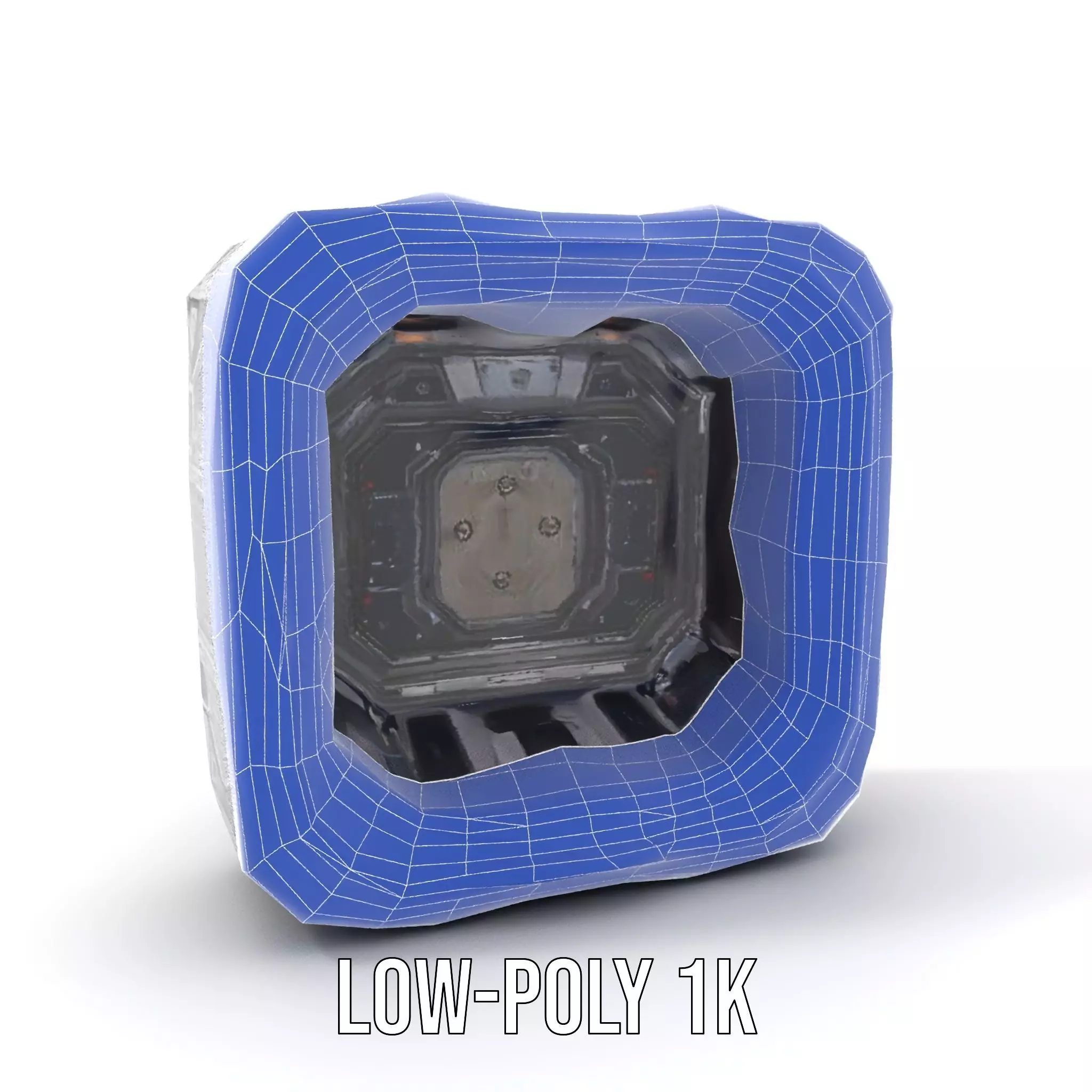 SciFi Corridor Interior Model Pack Low-poly 3D model_28