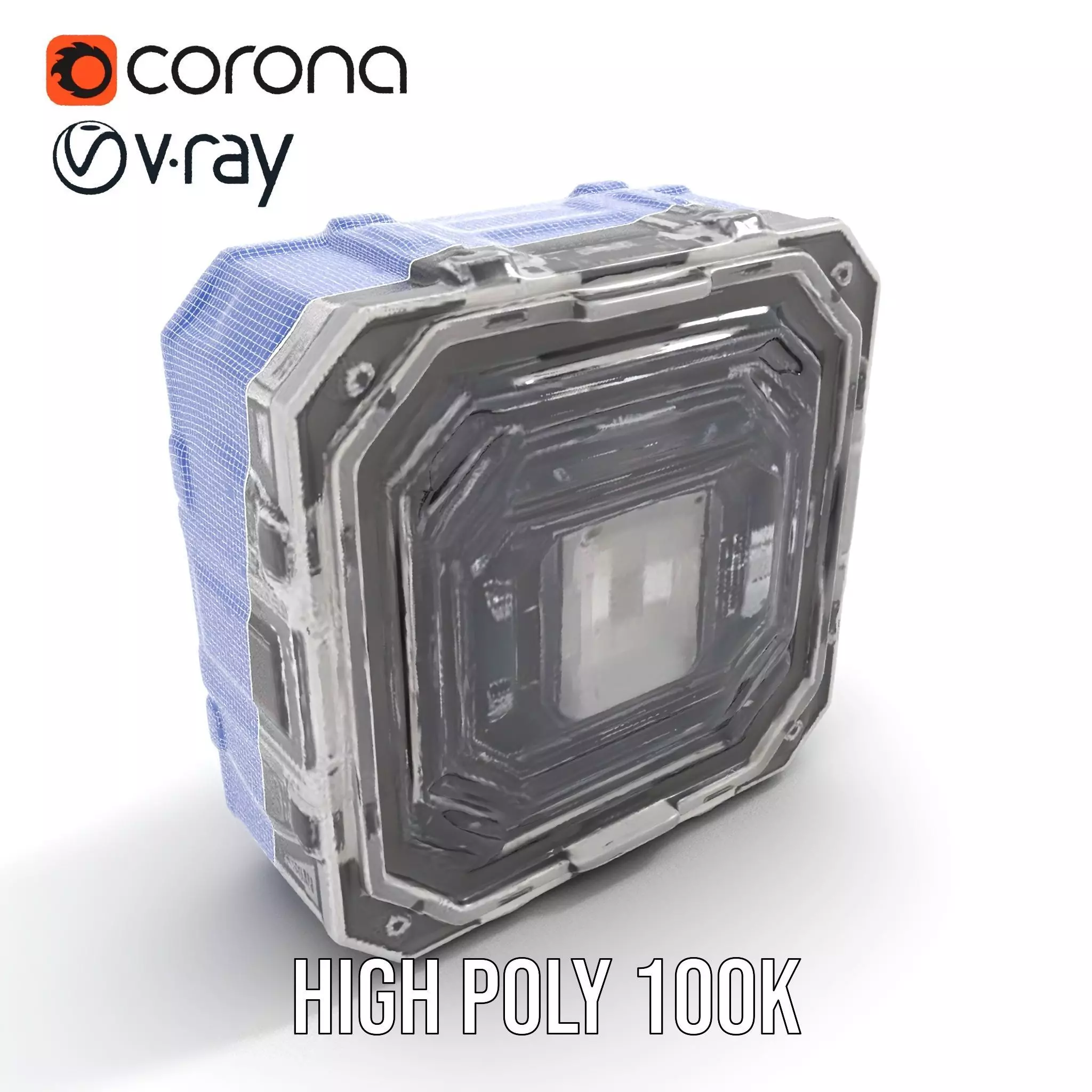 SciFi Corridor Interior Model Pack Low-poly 3D model_31