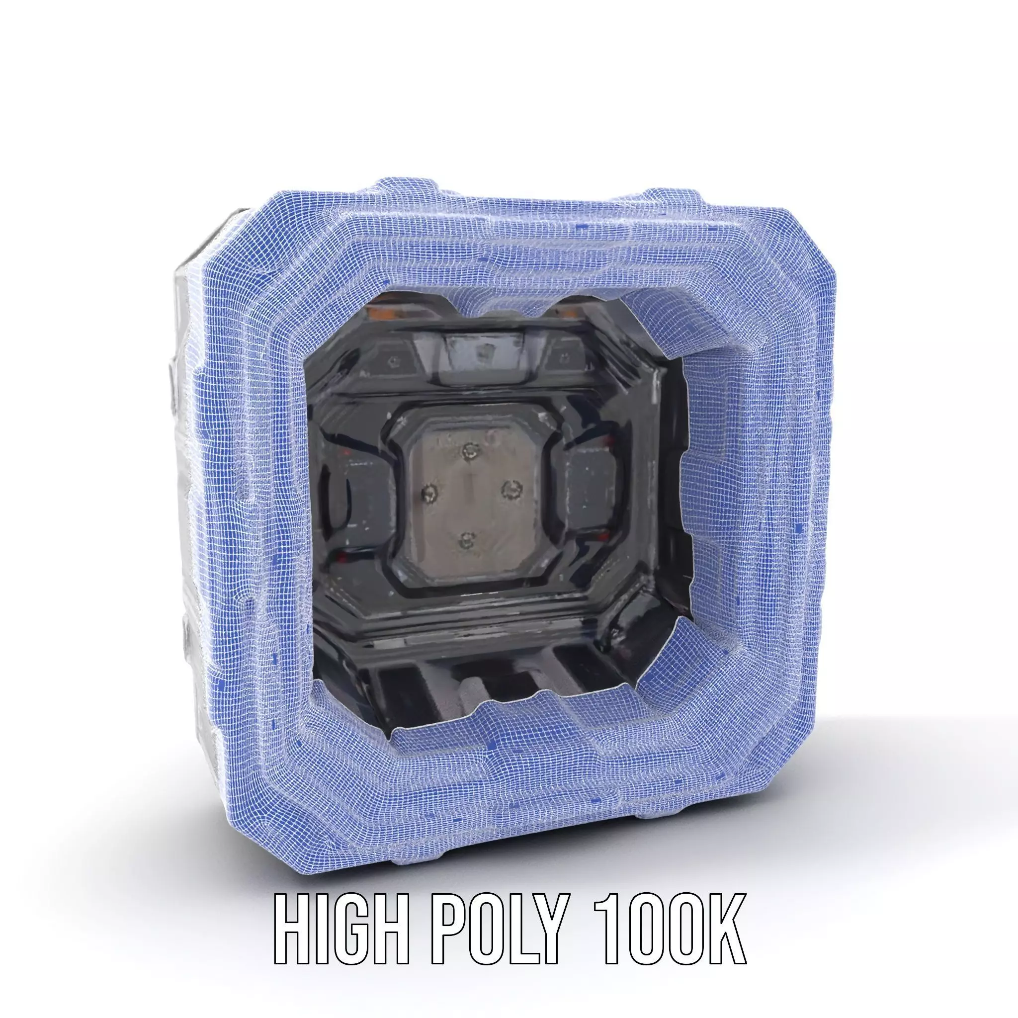 SciFi Corridor Interior Model Pack Low-poly 3D model_4