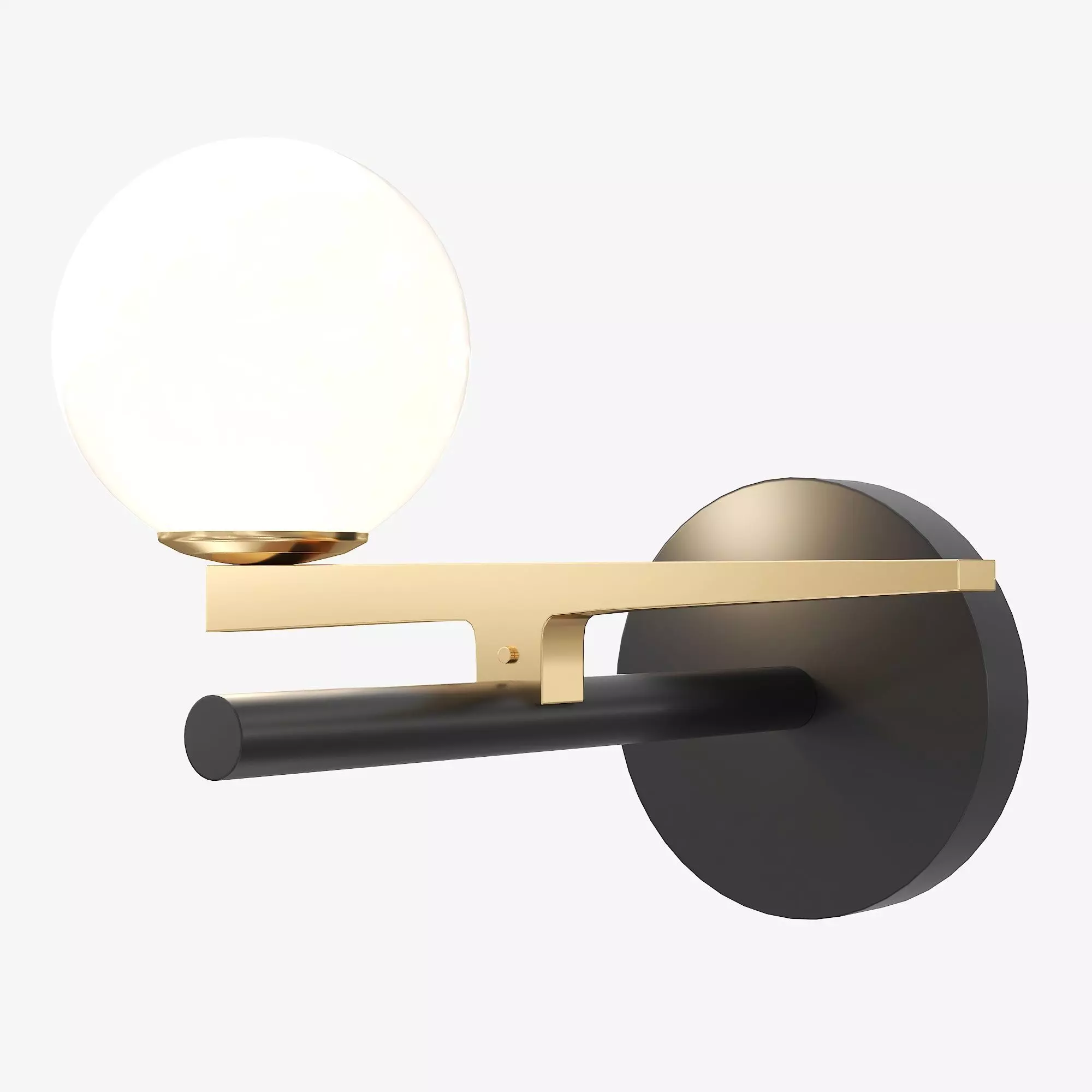 Gamelily Wall Light 3D model_0