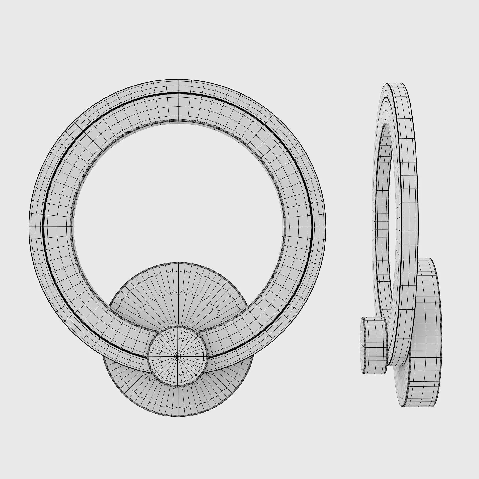 Gairayla Wall Light 3D model_1