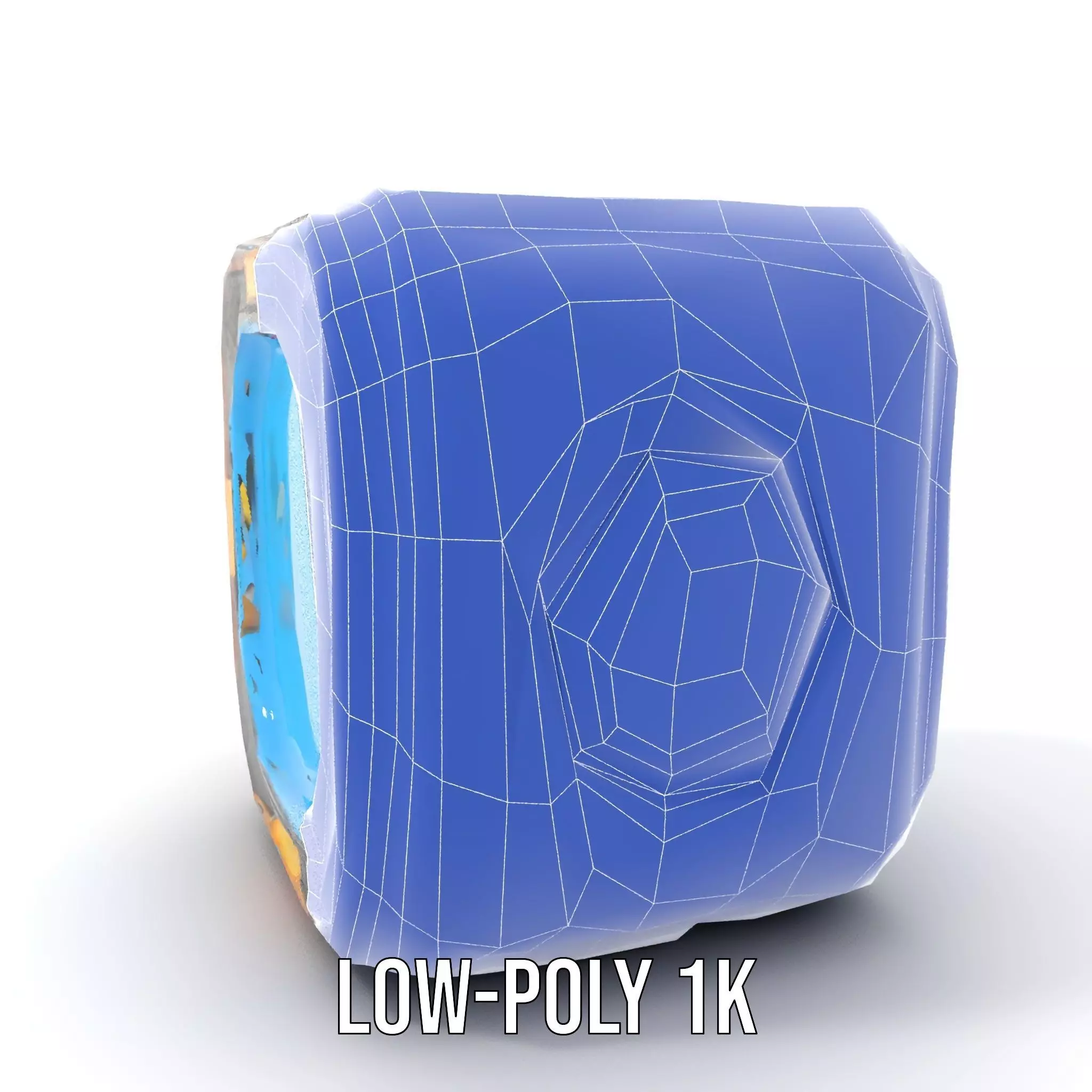 Futuristic SciFi Cargo Box model pack Low-poly 3D model_19