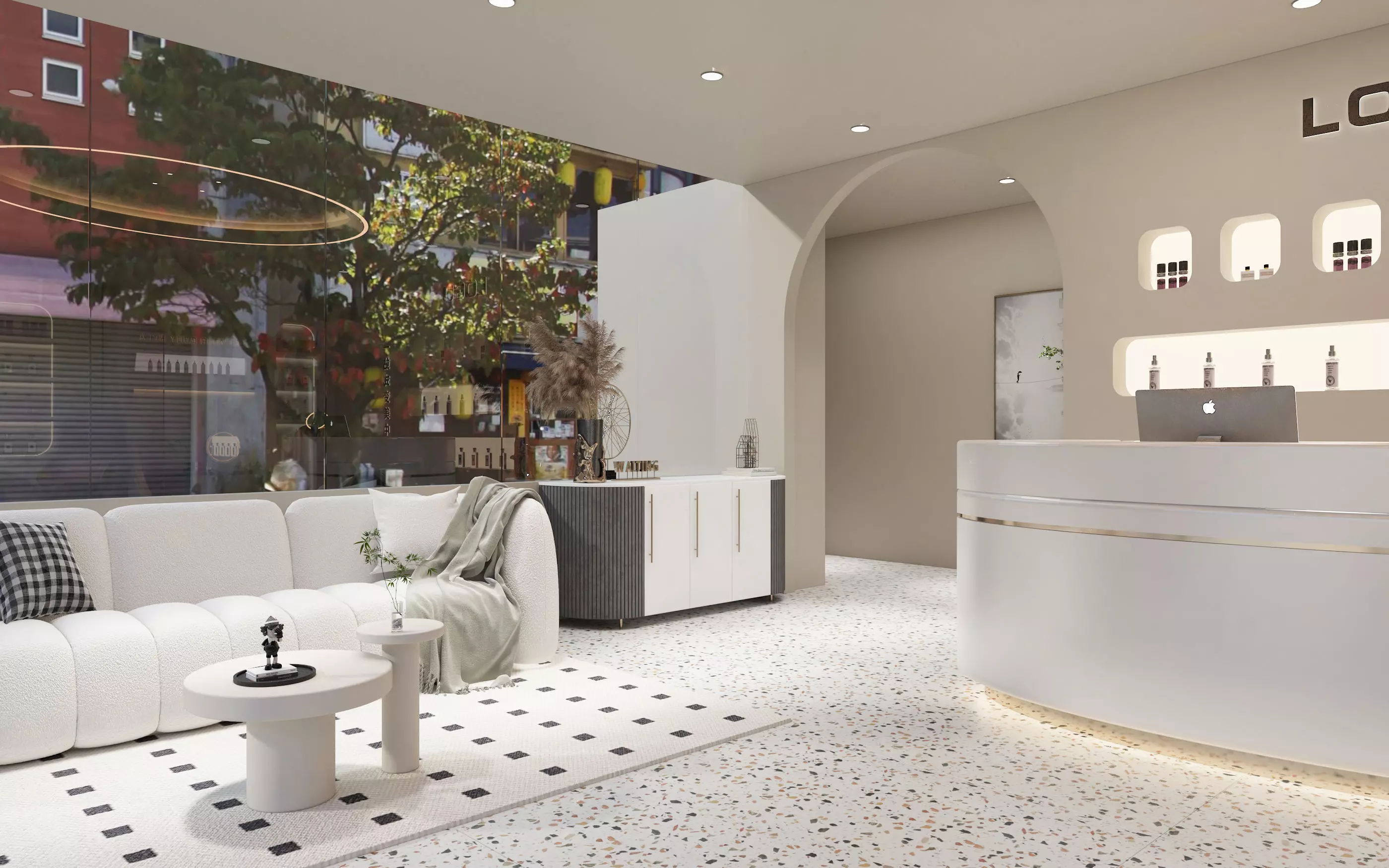 Beauty Salon Low-poly 3D model_5