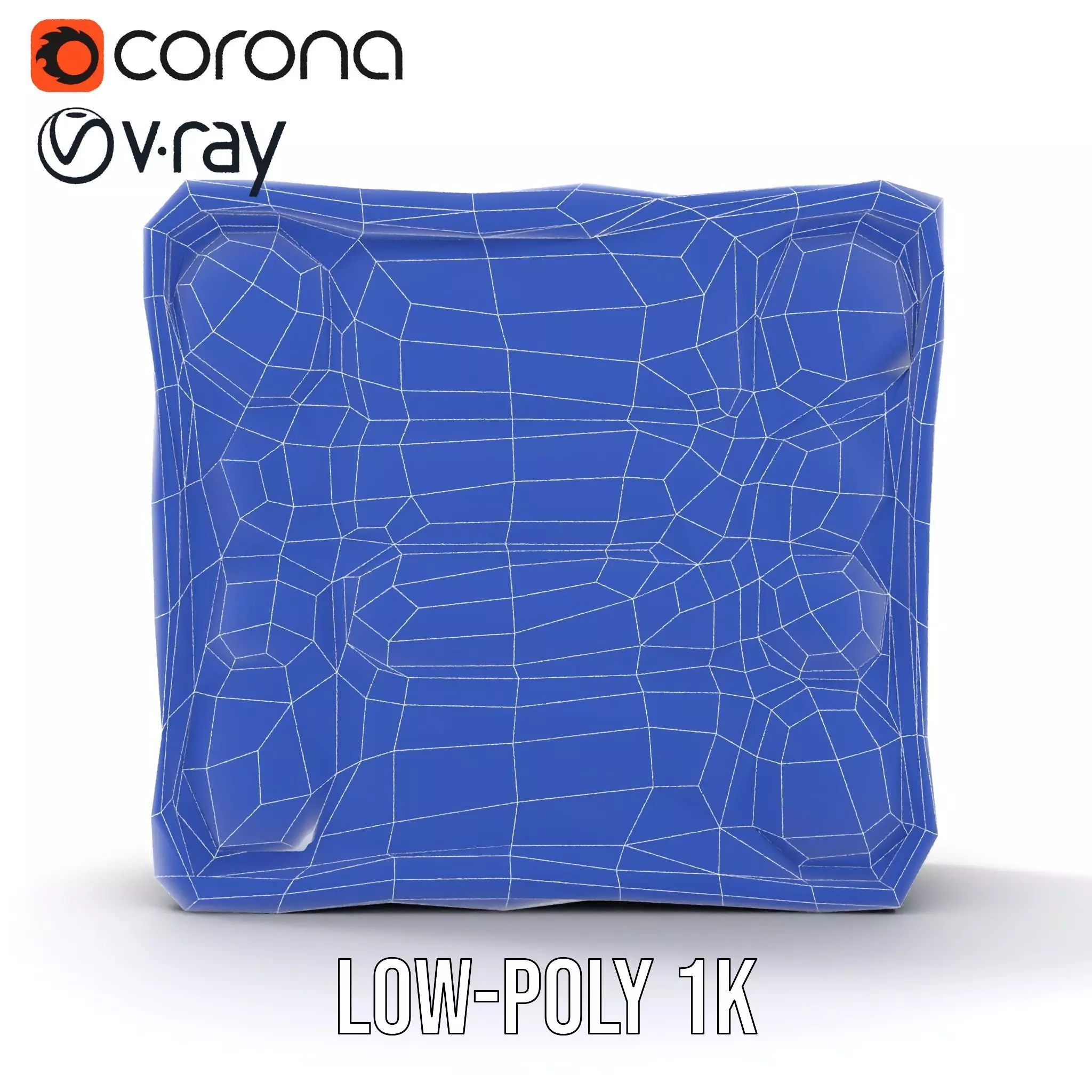 Futuristic SciFi Wall Panel Model Pack Low-poly 3D model_26