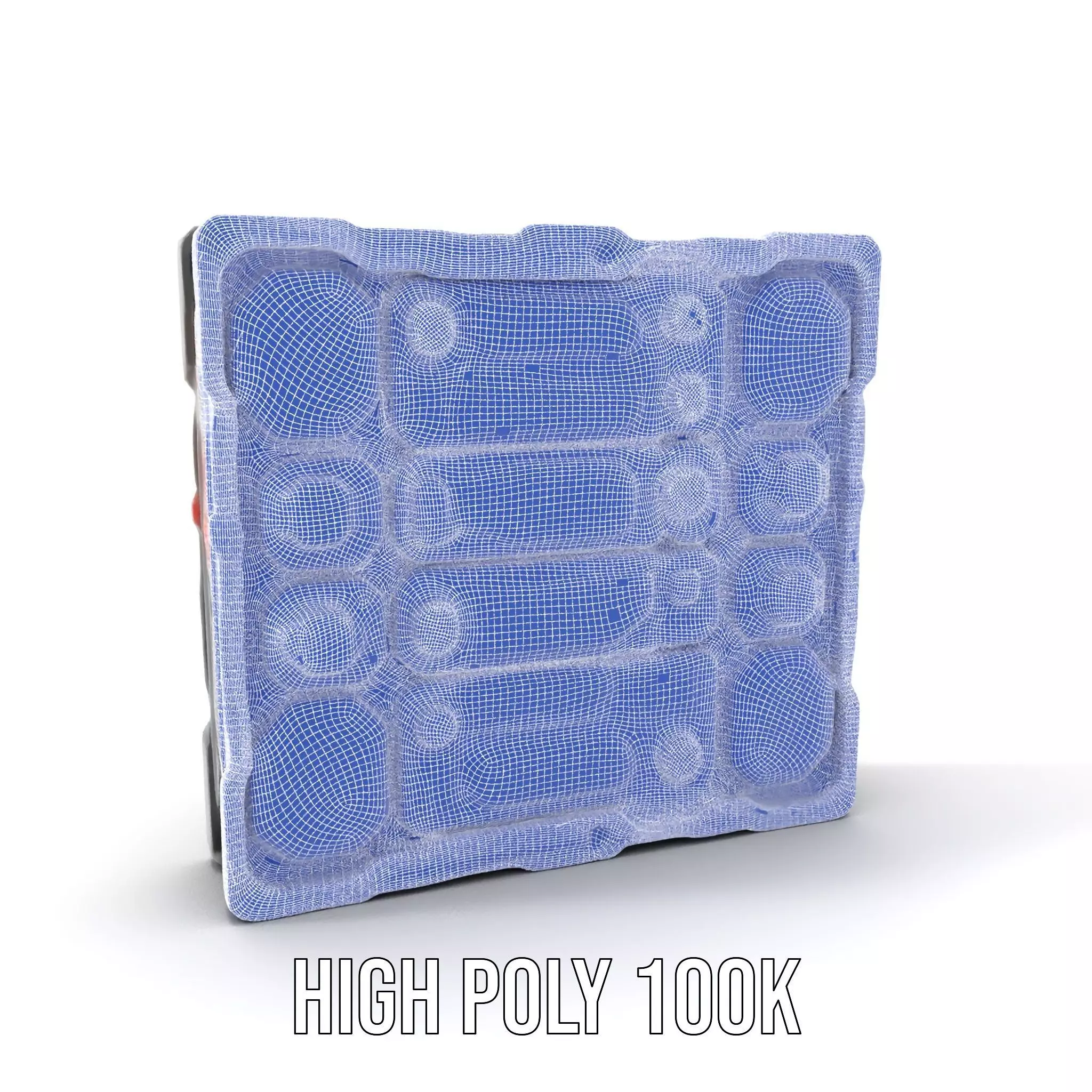 Futuristic SciFi Wall Panel Model Pack Low-poly 3D model_5