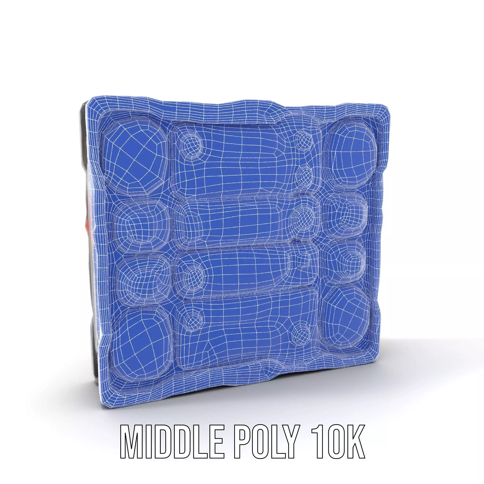 Futuristic SciFi Wall Panel Model Pack Low-poly 3D model_14