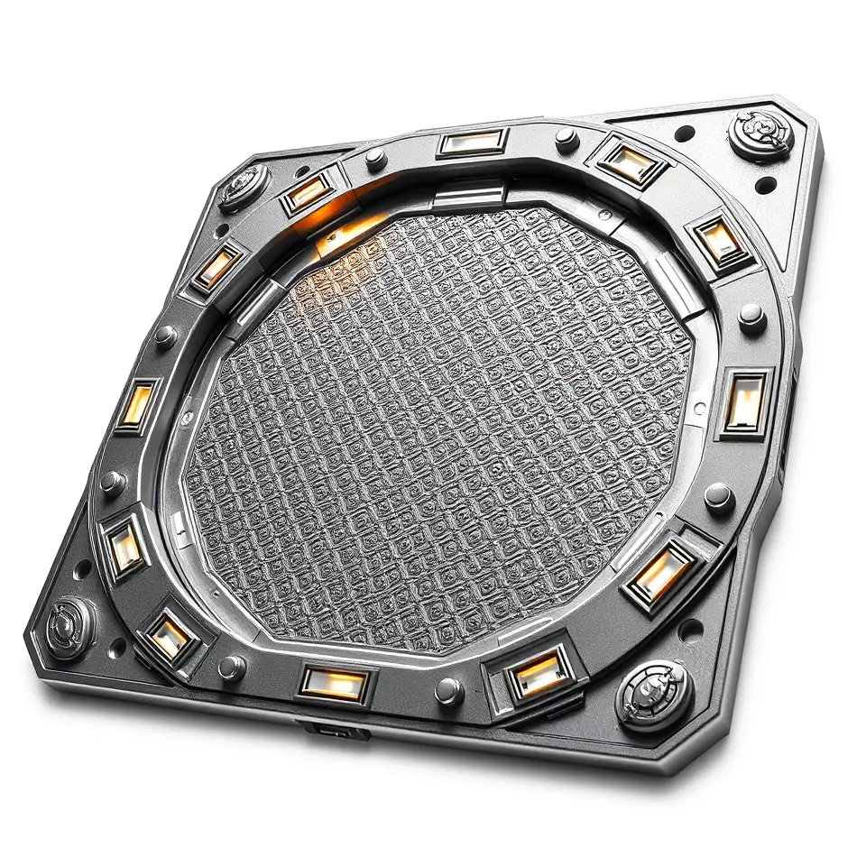 Futuristic Portal Device Model Pack Low-poly 3D model_2