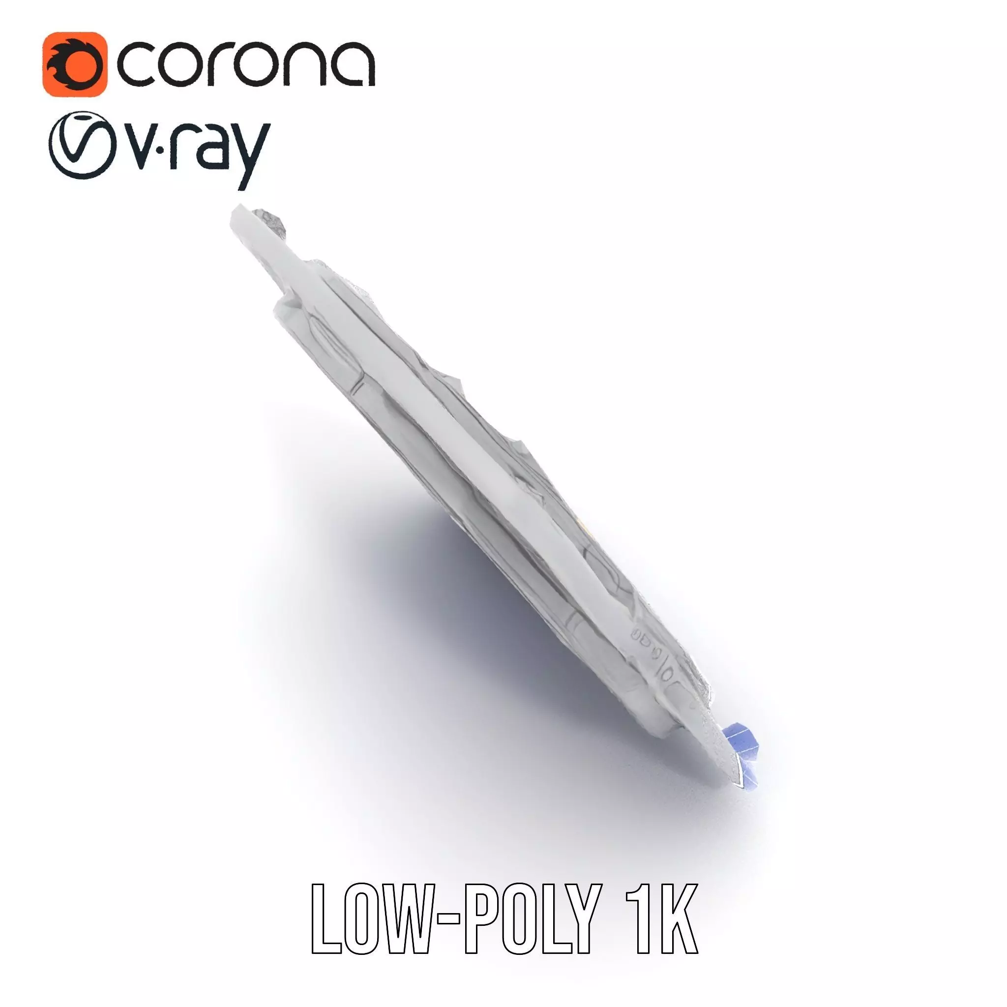 Futuristic Portal Device Model Pack Low-poly 3D model_16