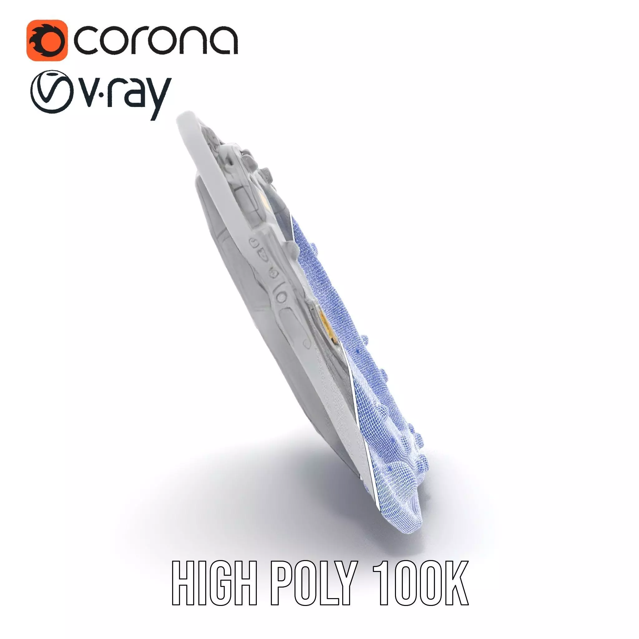 Futuristic Portal Device Model Pack Low-poly 3D model_29