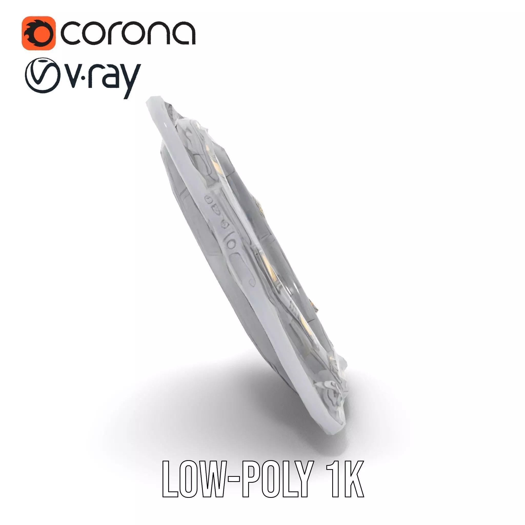 Futuristic Portal Device Model Pack Low-poly 3D model_13