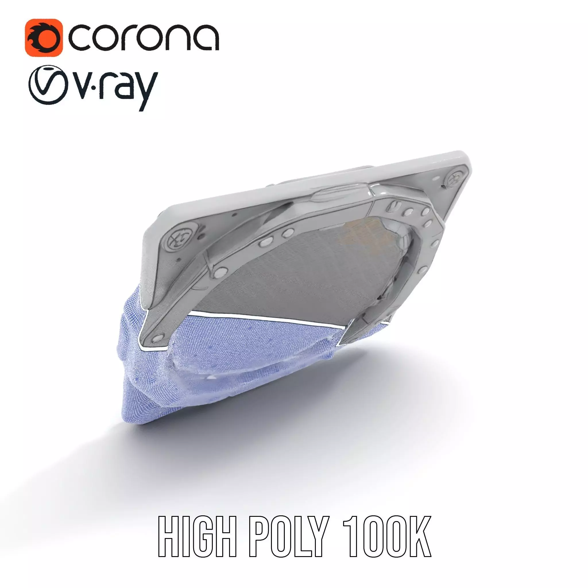 Futuristic Portal Device Model Pack Low-poly 3D model_32