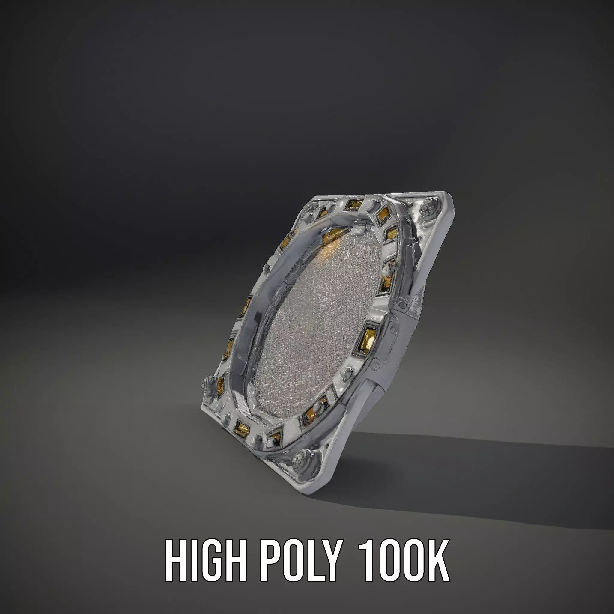 Futuristic Portal Device Model Pack Low-poly 3D model_14