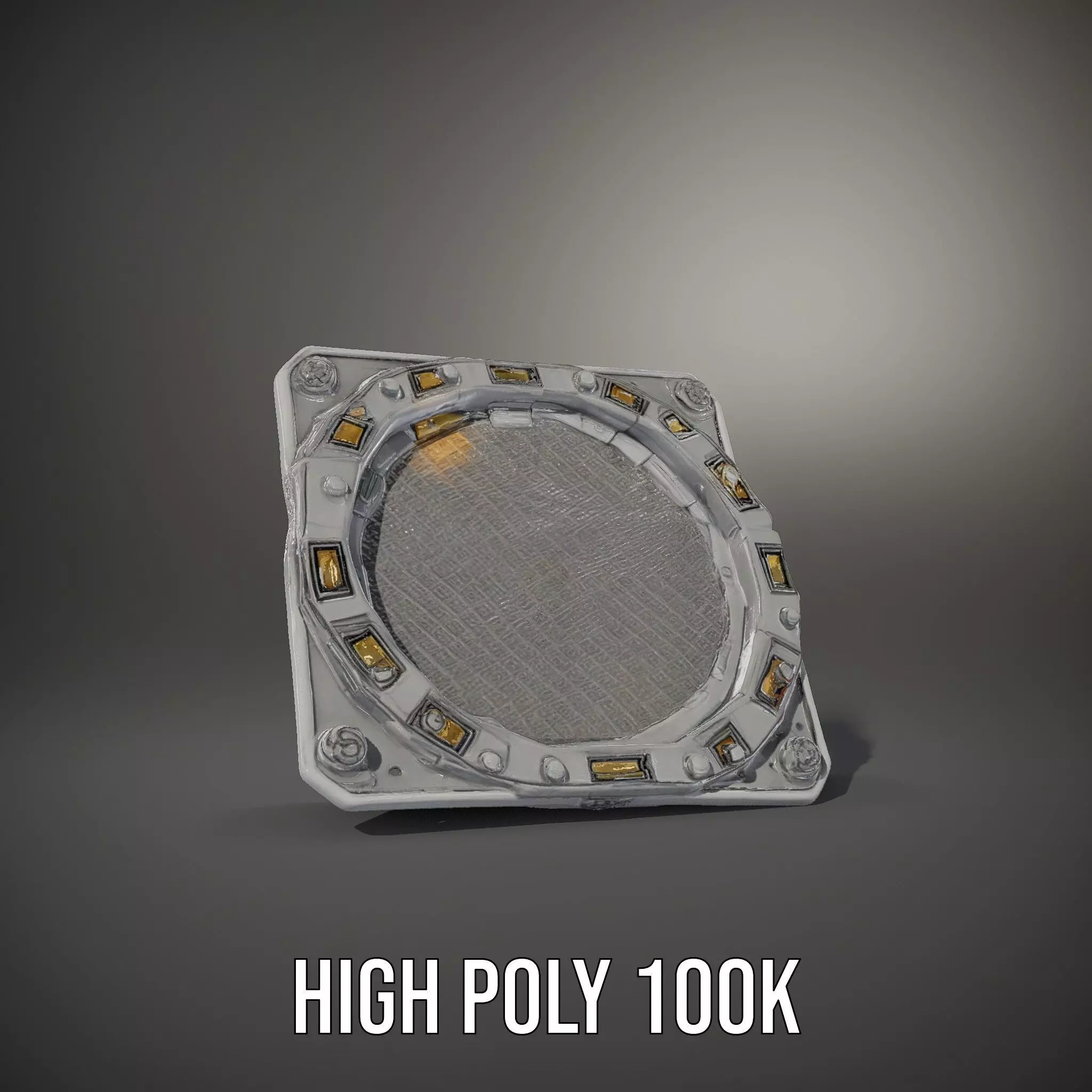 Futuristic Portal Device Model Pack Low-poly 3D model_20