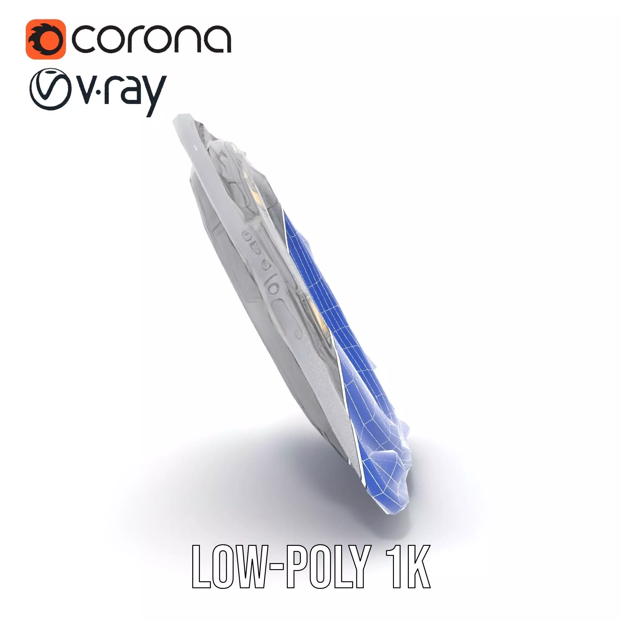 Futuristic Portal Device Model Pack Low-poly 3D model_31