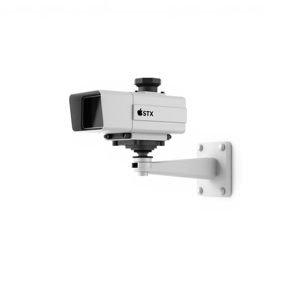Surveillance Camera Model Pack with Adjustable Mount Low-poly 3D model_3