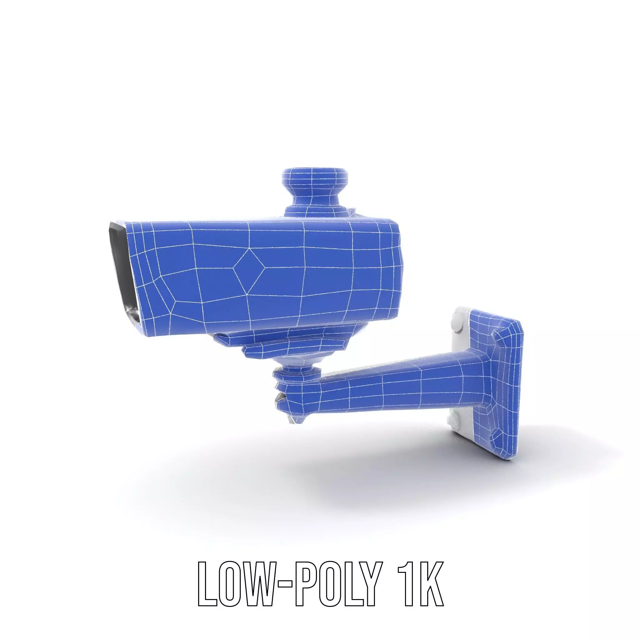 Surveillance Camera Model Pack with Adjustable Mount Low-poly 3D model_17