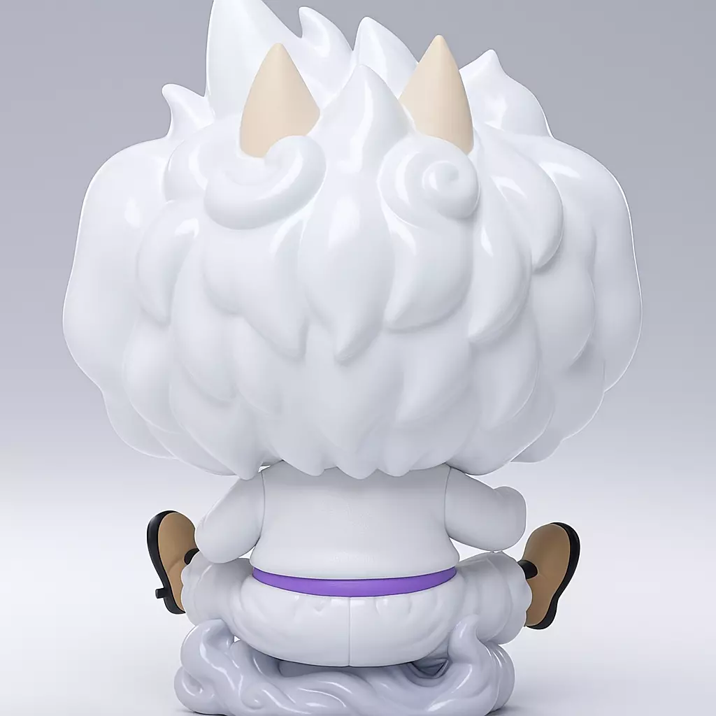 Labubu The Monsters x One Piece Series Monkey D Luffy 3D print model_1