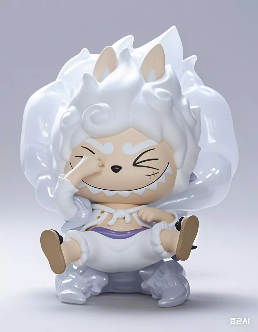 Labubu The Monsters x One Piece Series Monkey D Luffy 3D print model_0