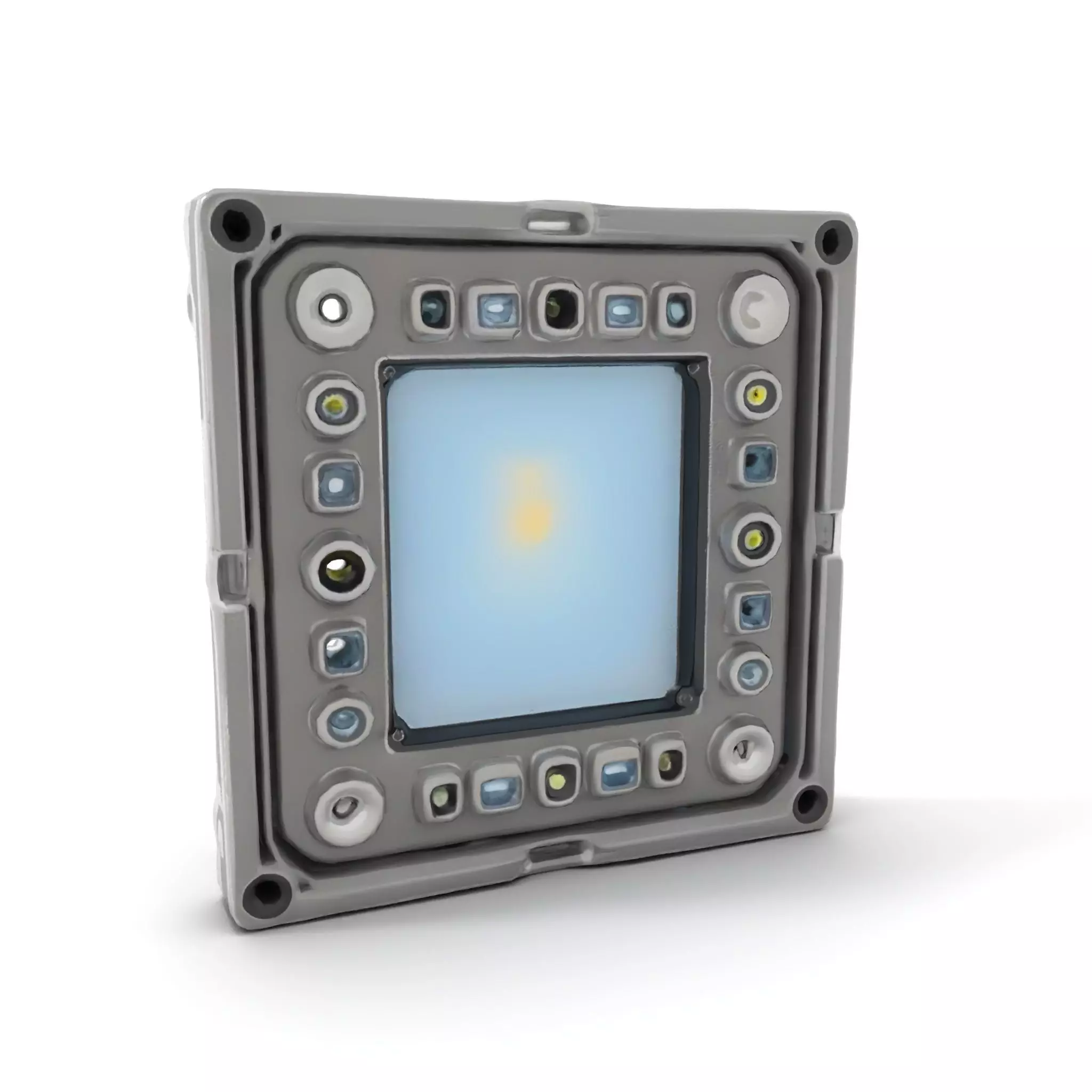 Industrial LED Light Panel model pack Low-poly 3D model_11