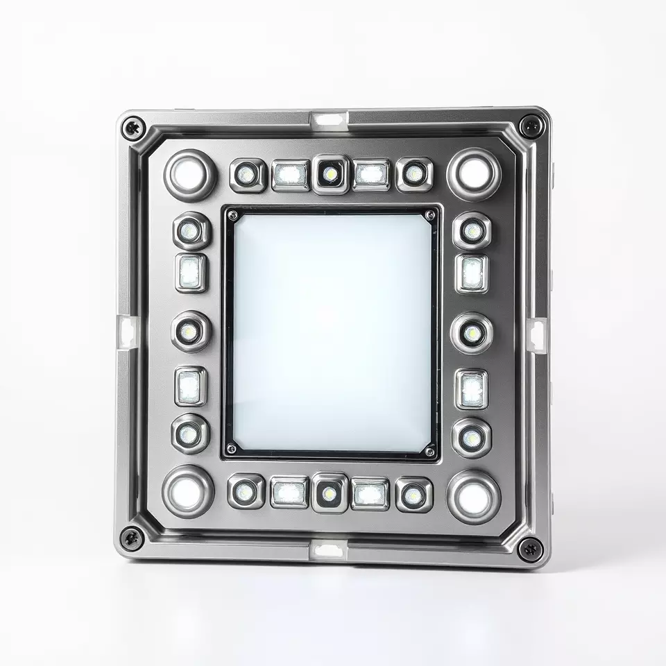 Industrial LED Light Panel model pack Low-poly 3D model_2