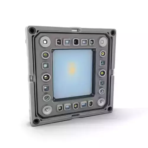 Industrial LED Light Panel model pack Low-poly 3D model
