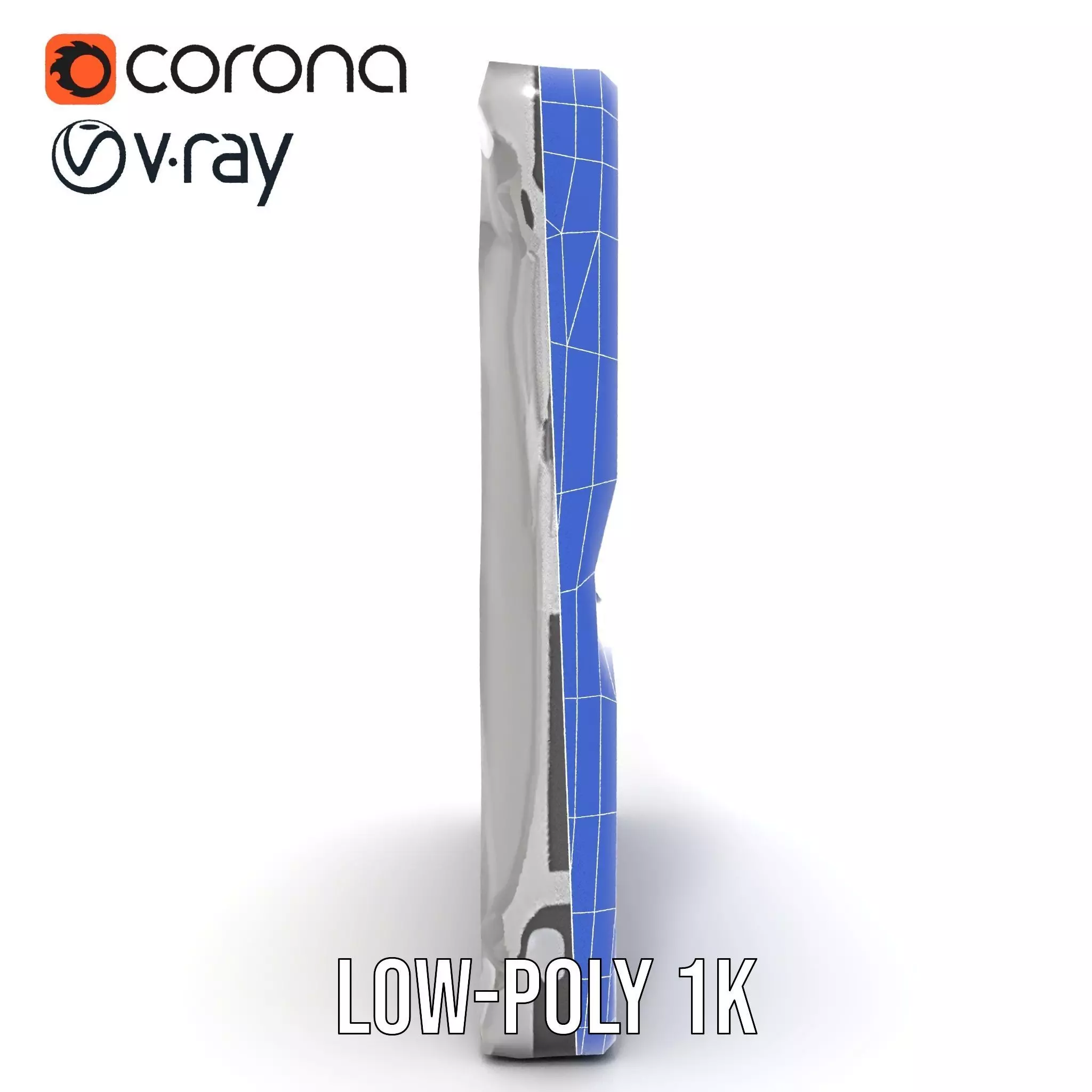 Industrial LED Light Panel model pack Low-poly 3D model_21