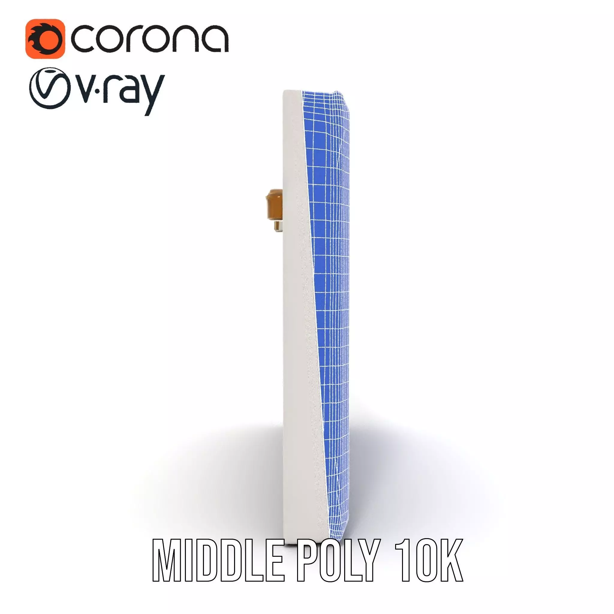 Modern White Frame Model Pack with Clip  Poster Detail Low-poly 3D model_27