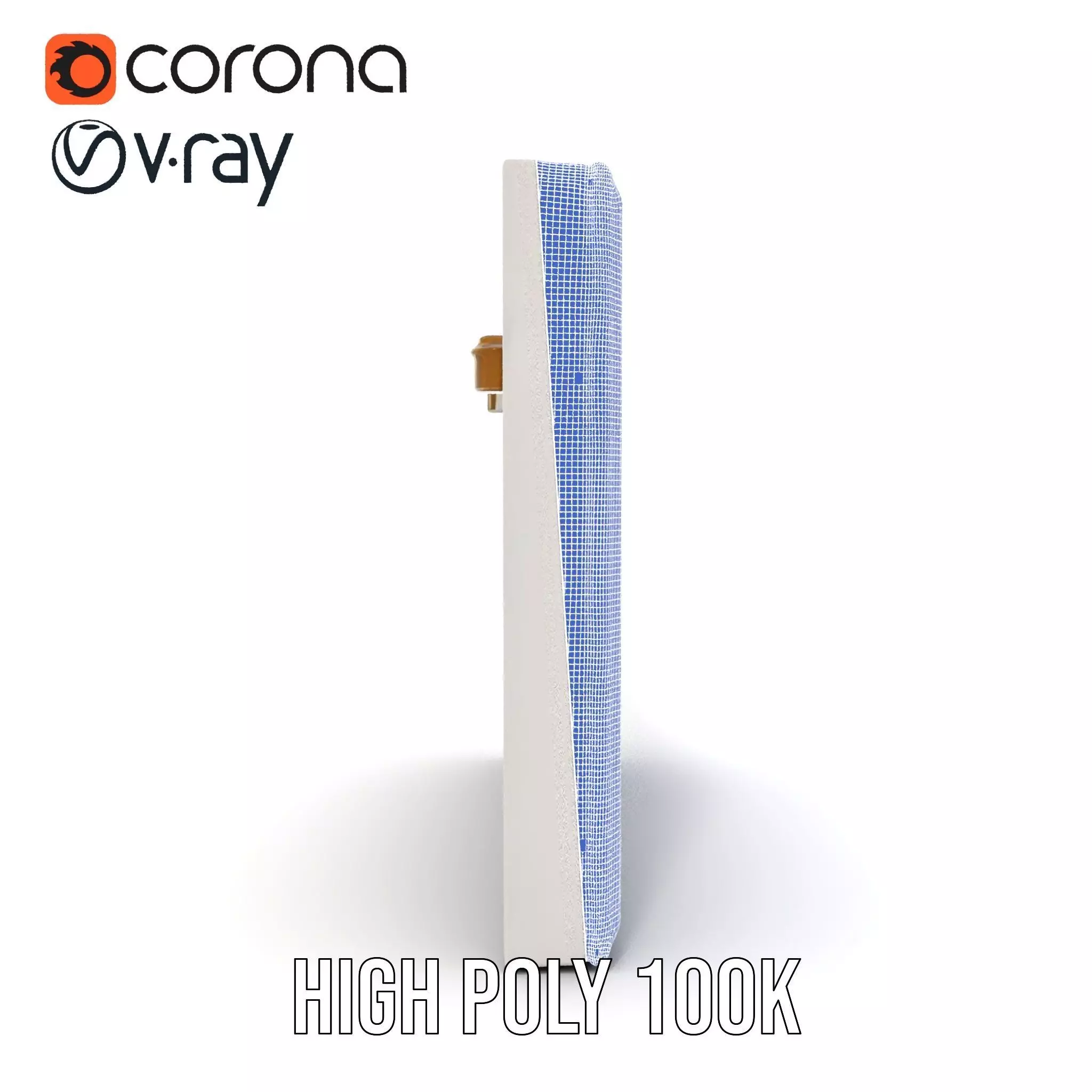 Modern White Frame Model Pack with Clip  Poster Detail Low-poly 3D model_34