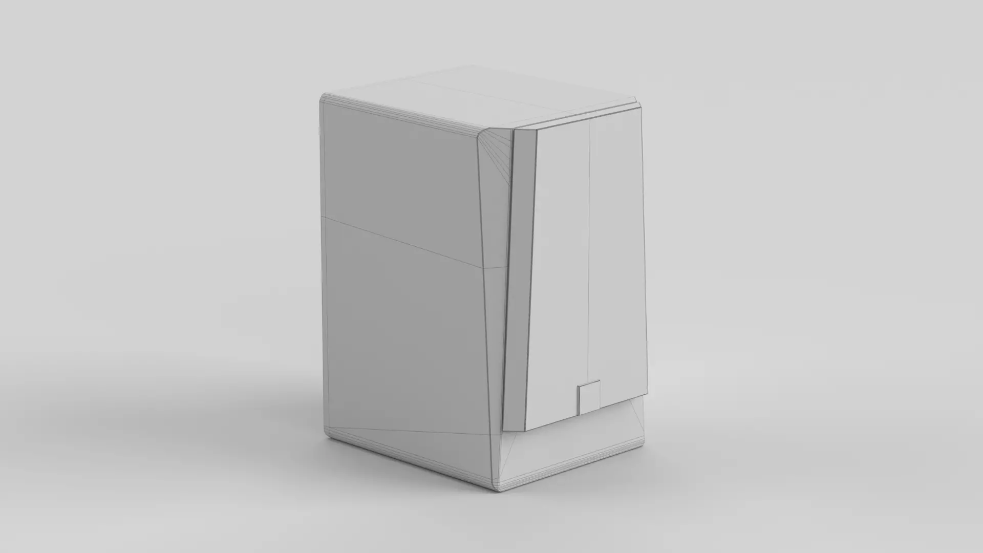 Prime Wireless Speaker Purple Low-poly 3D model_8