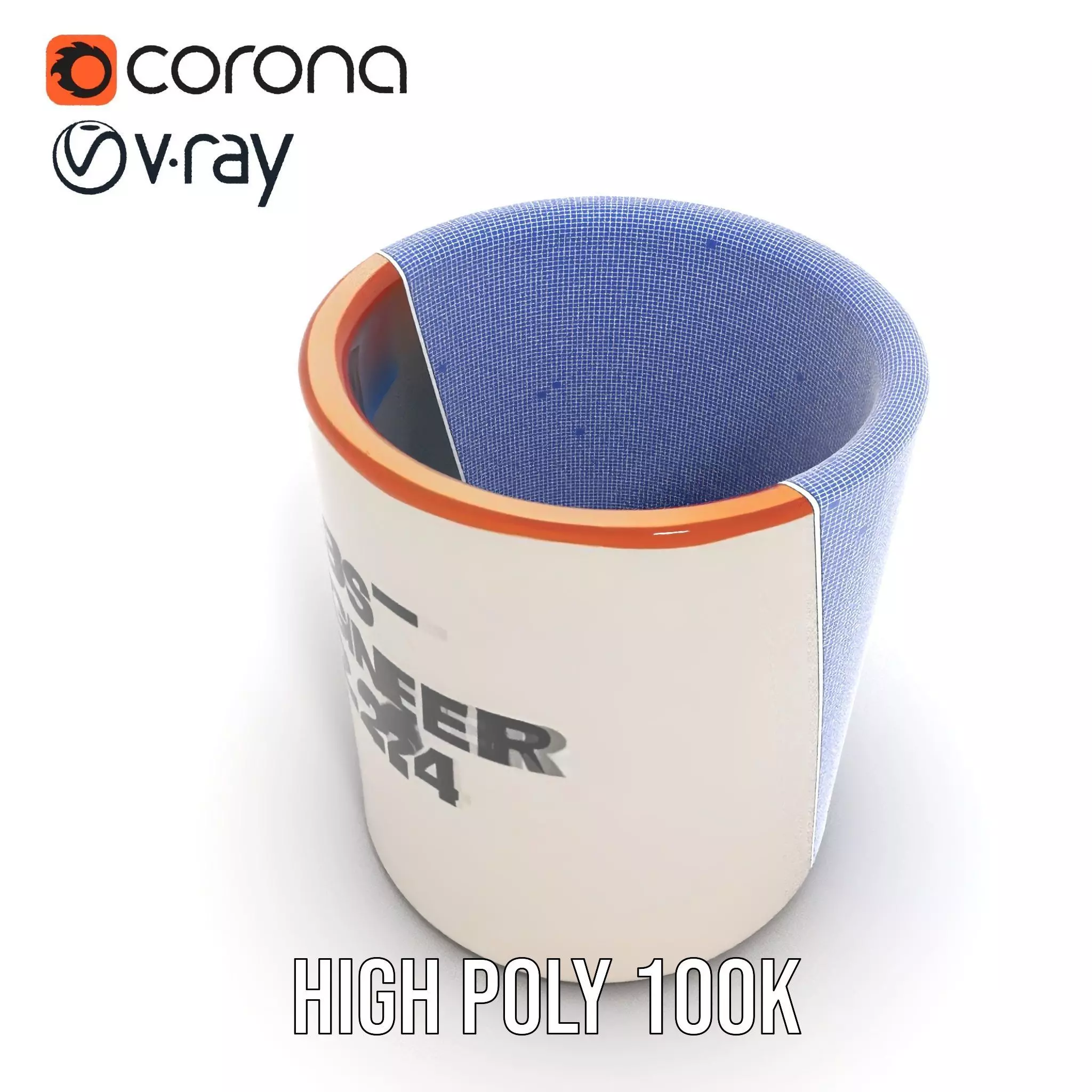 Best Engineer Mug  model pack Low-poly 3D model_32