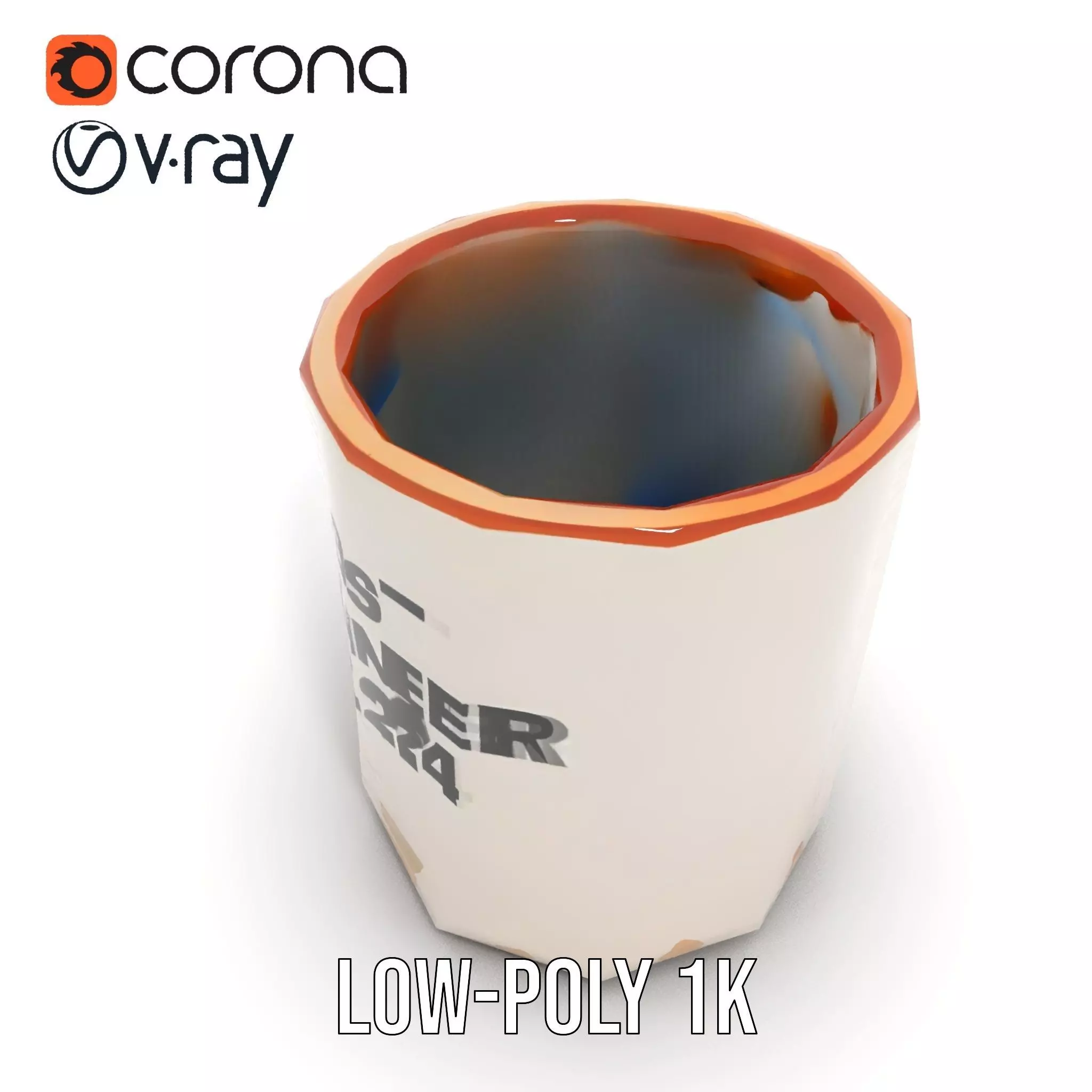 Best Engineer Mug  model pack Low-poly 3D model_12