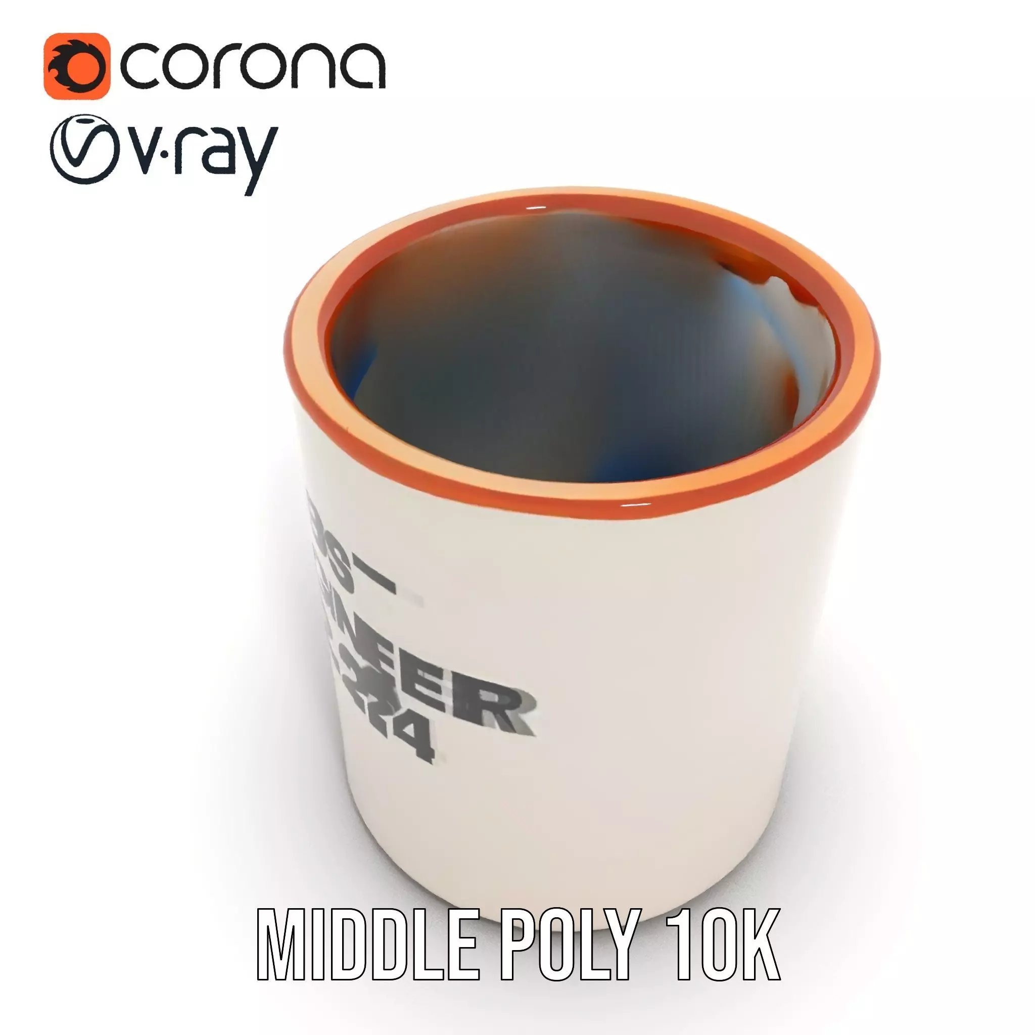 Best Engineer Mug  model pack Low-poly 3D model_5