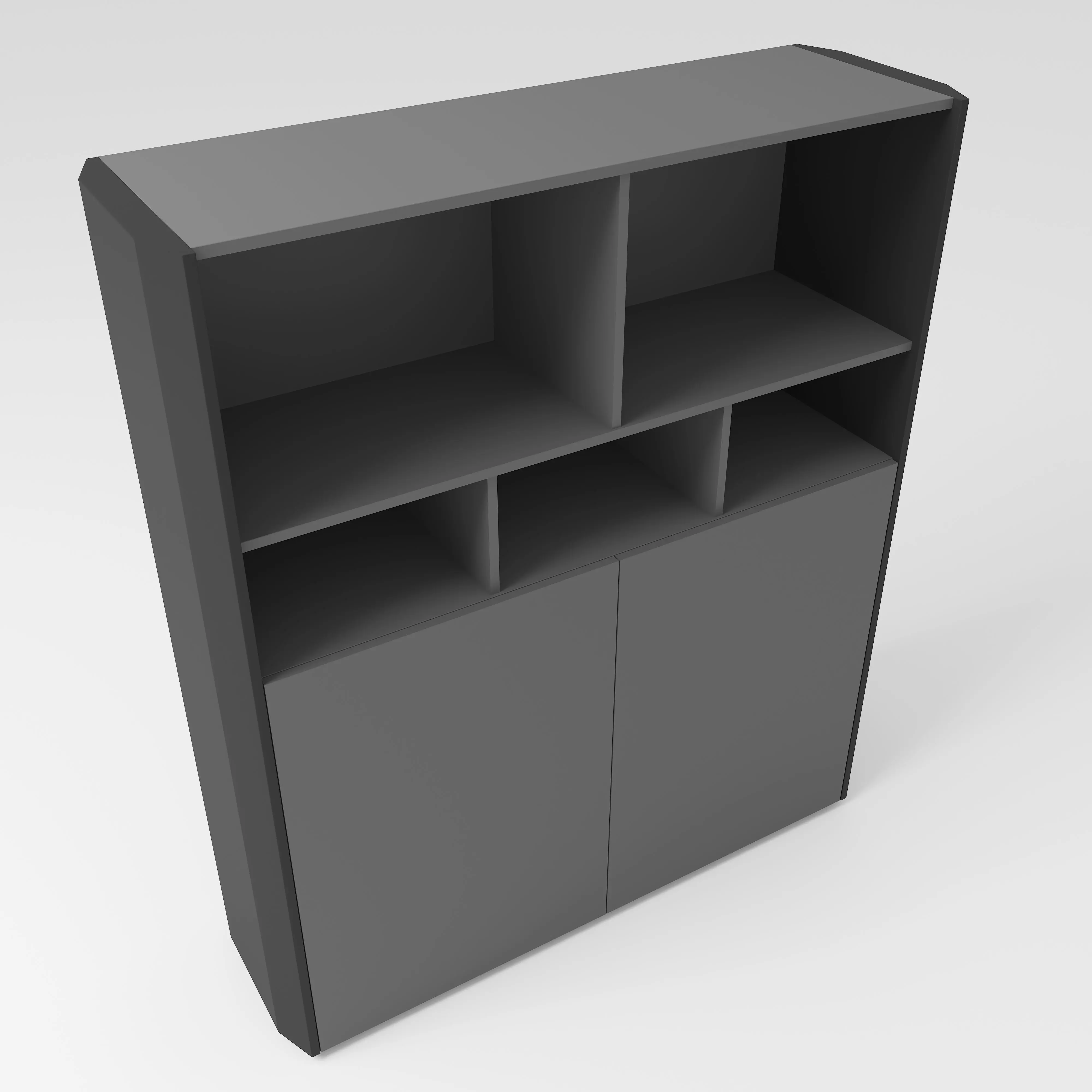 Dark Cabinet 2 3D model_1