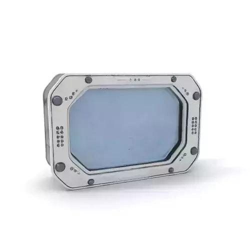 Futuristic SciFi Control Panel Model Pack Low-poly 3D model