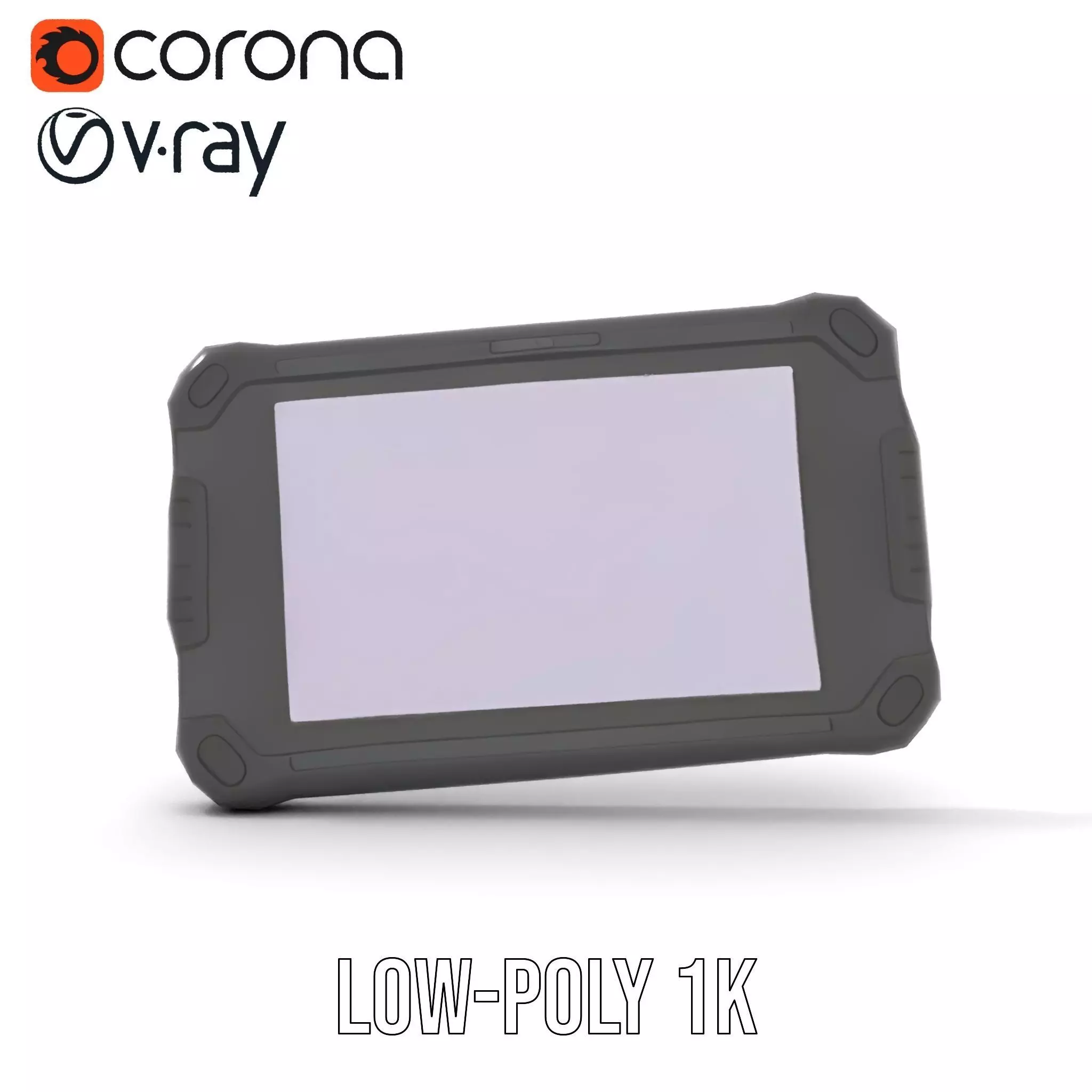 Rugged Tablet Model Pack Low-poly 3D model_13