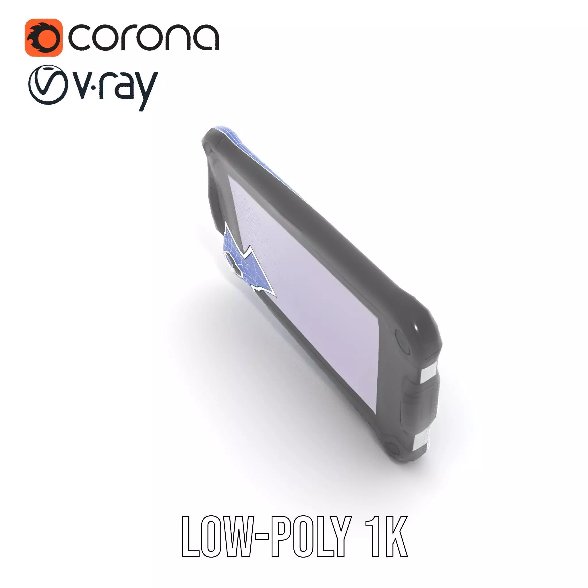 Rugged Tablet Model Pack Low-poly 3D model_29