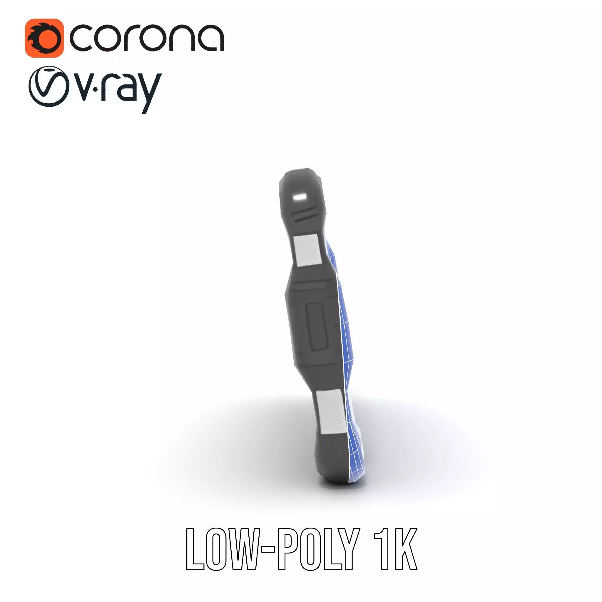 Rugged Tablet Model Pack Low-poly 3D model_31