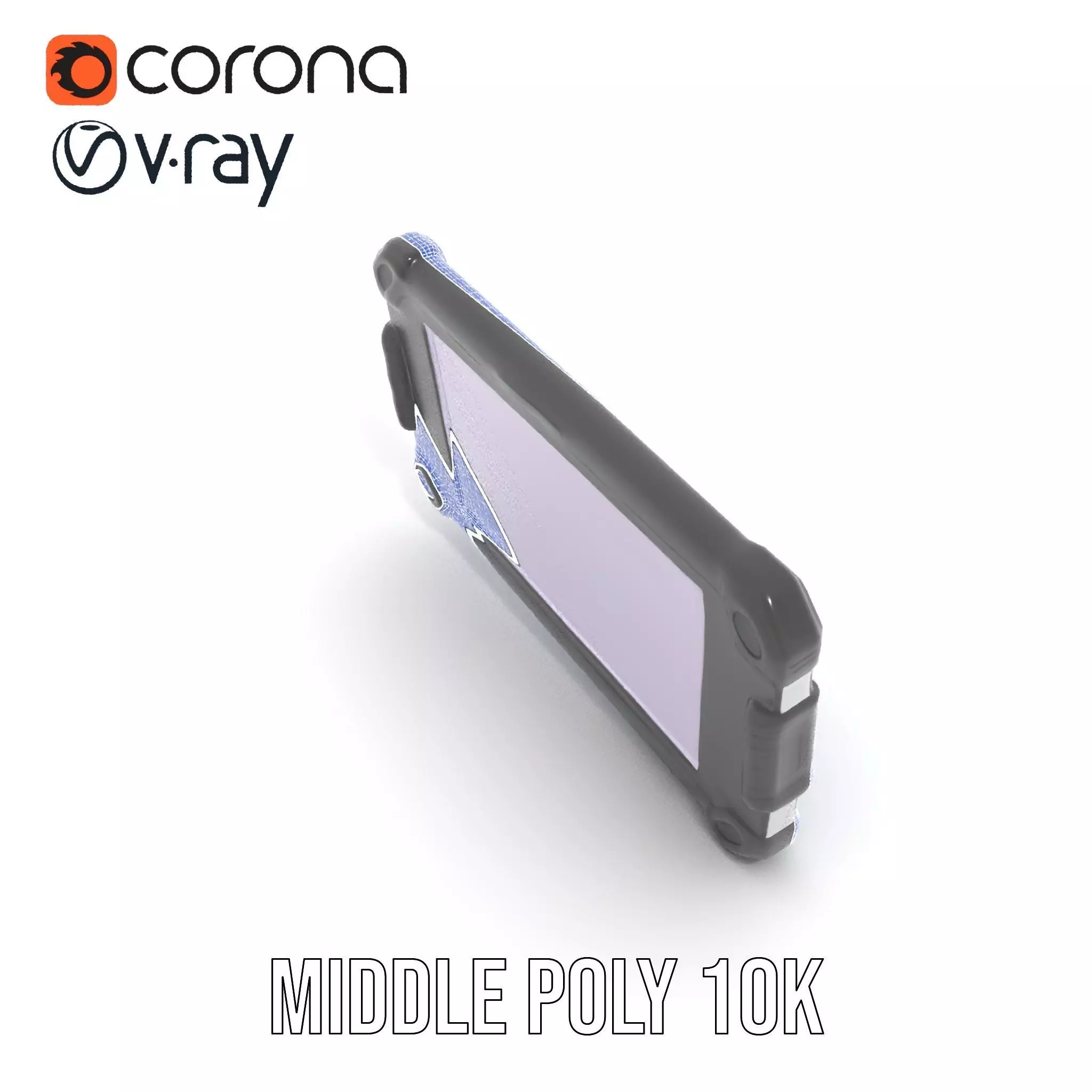 Rugged Tablet Model Pack Low-poly 3D model_25