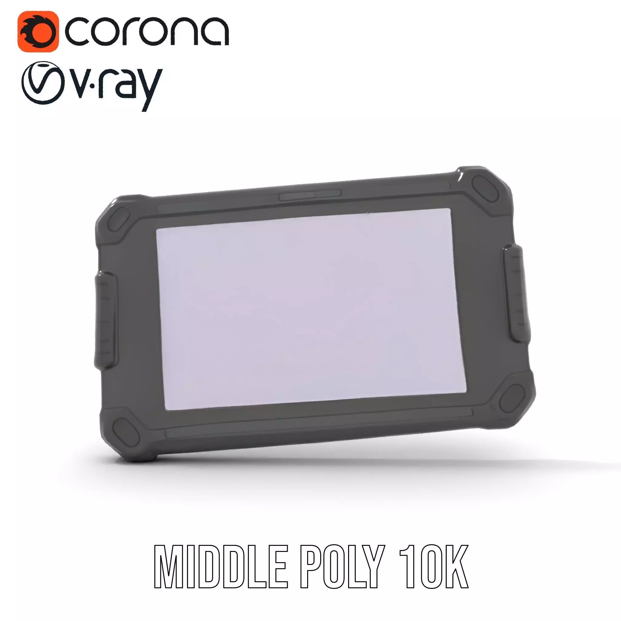 Rugged Tablet Model Pack Low-poly 3D model_14